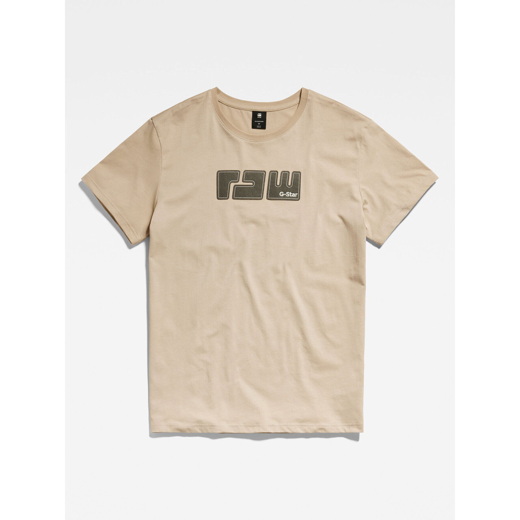 G-Star Raw Тишърт D23710-336-C531 Бежов Regular Fit - Pepit.bg