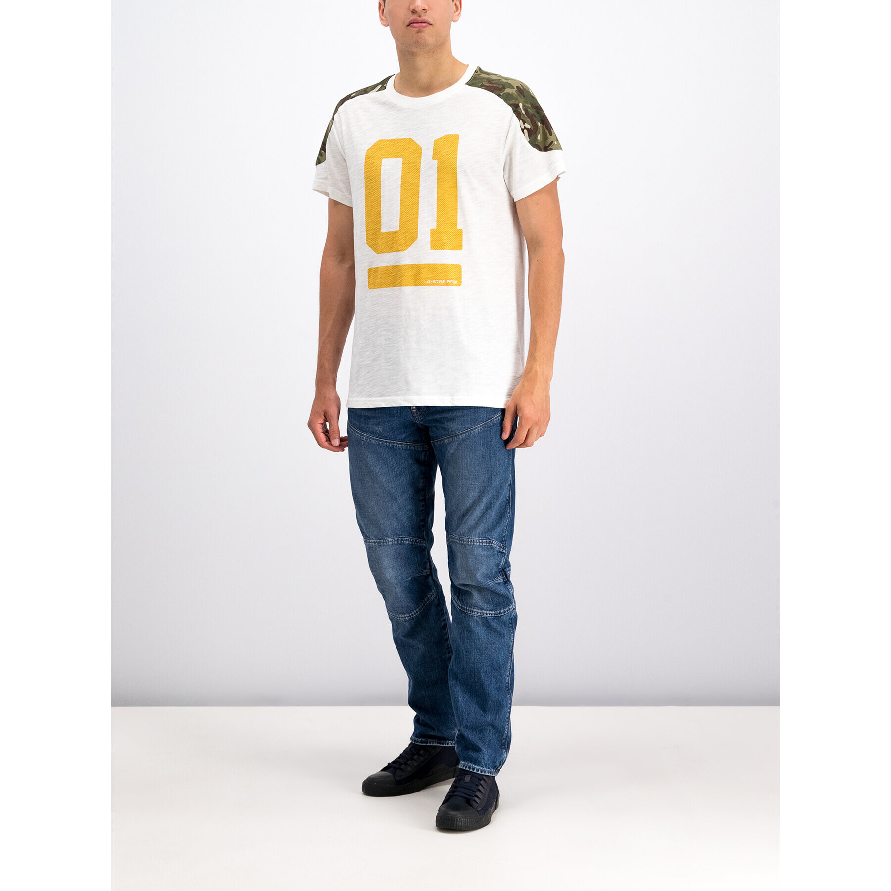 G-Star Raw Тишърт Graphic 17 D12872-B134-111 Бял Loose Fit - Pepit.bg