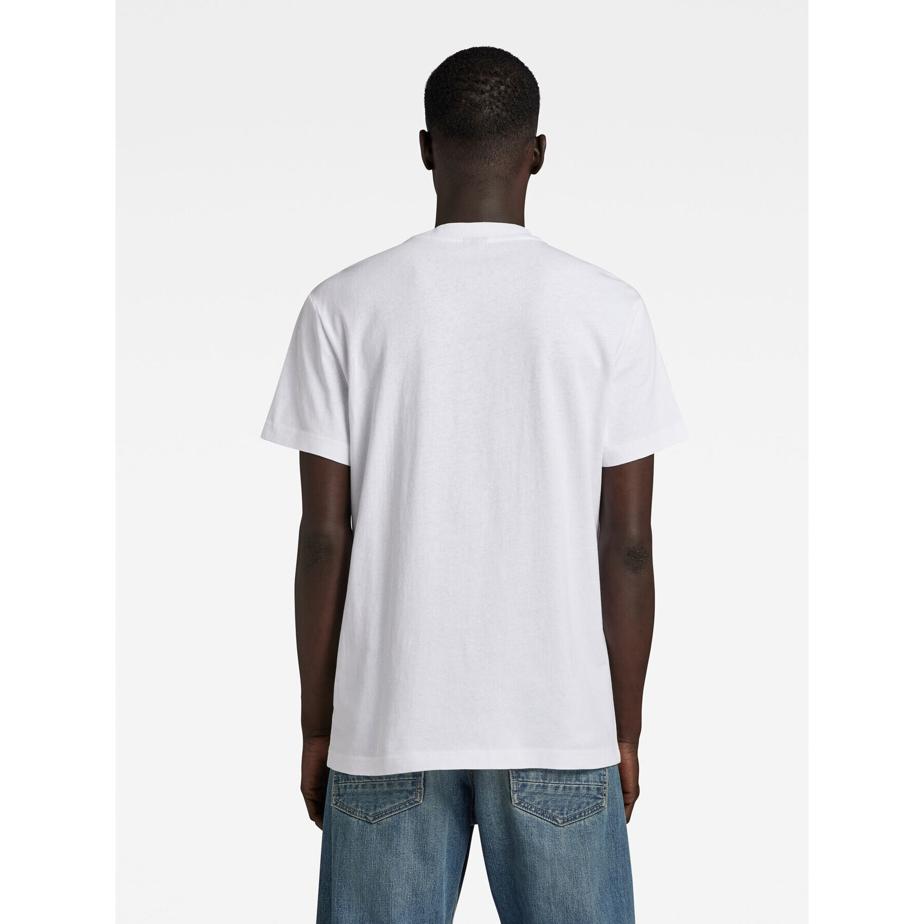 G-Star Raw Тишърт HQ D23899-C336-110 Бял Regular Fit - Pepit.bg