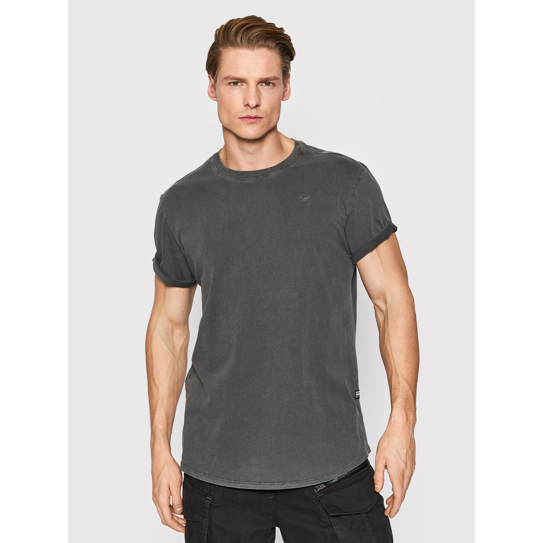 G-Star Raw Тишърт Lash D16396-2653-B810 Сив Regular Fit - Pepit.bg