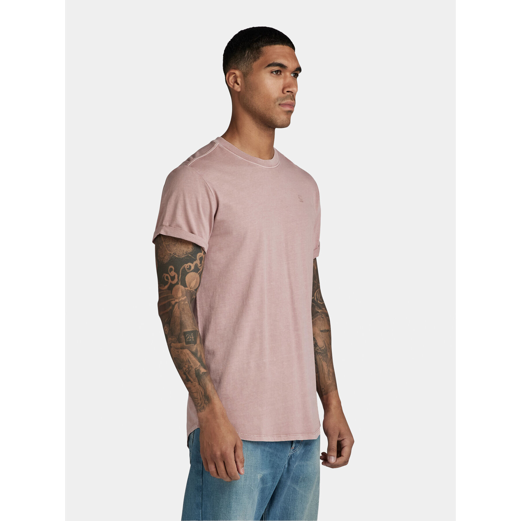 G-Star Raw Тишърт Lash D16396-2653-G216 Розов Regular Fit - Pepit.bg