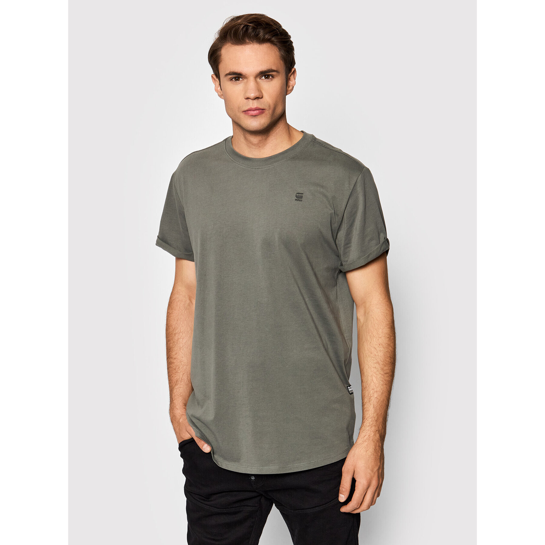 G-Star Raw Тишърт Lash D16396-B353-1260 Сив Relaxed Fit - Pepit.bg