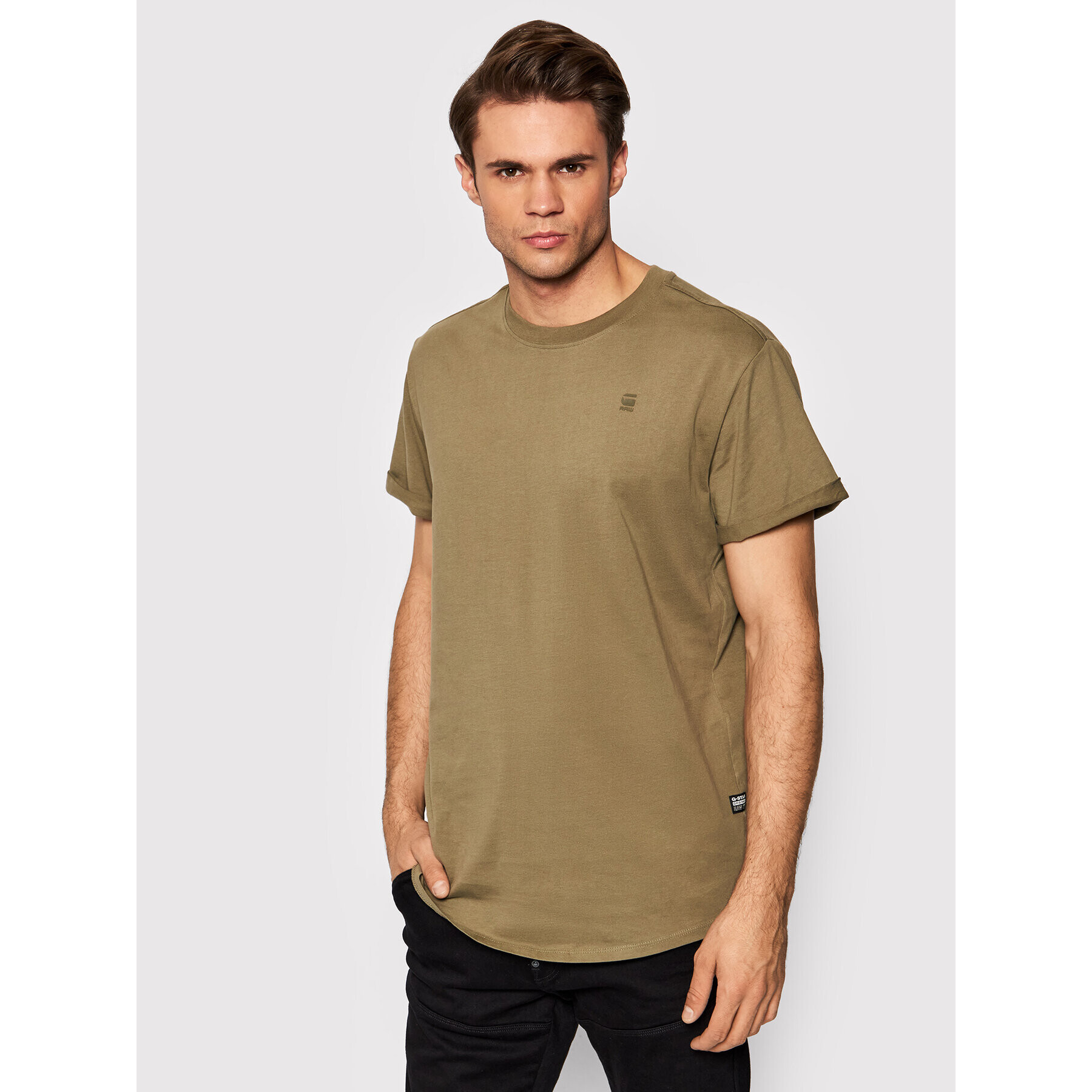 G-Star Raw Тишърт Lash D16396-B353-C631 Зелен Regular Fit - Pepit.bg