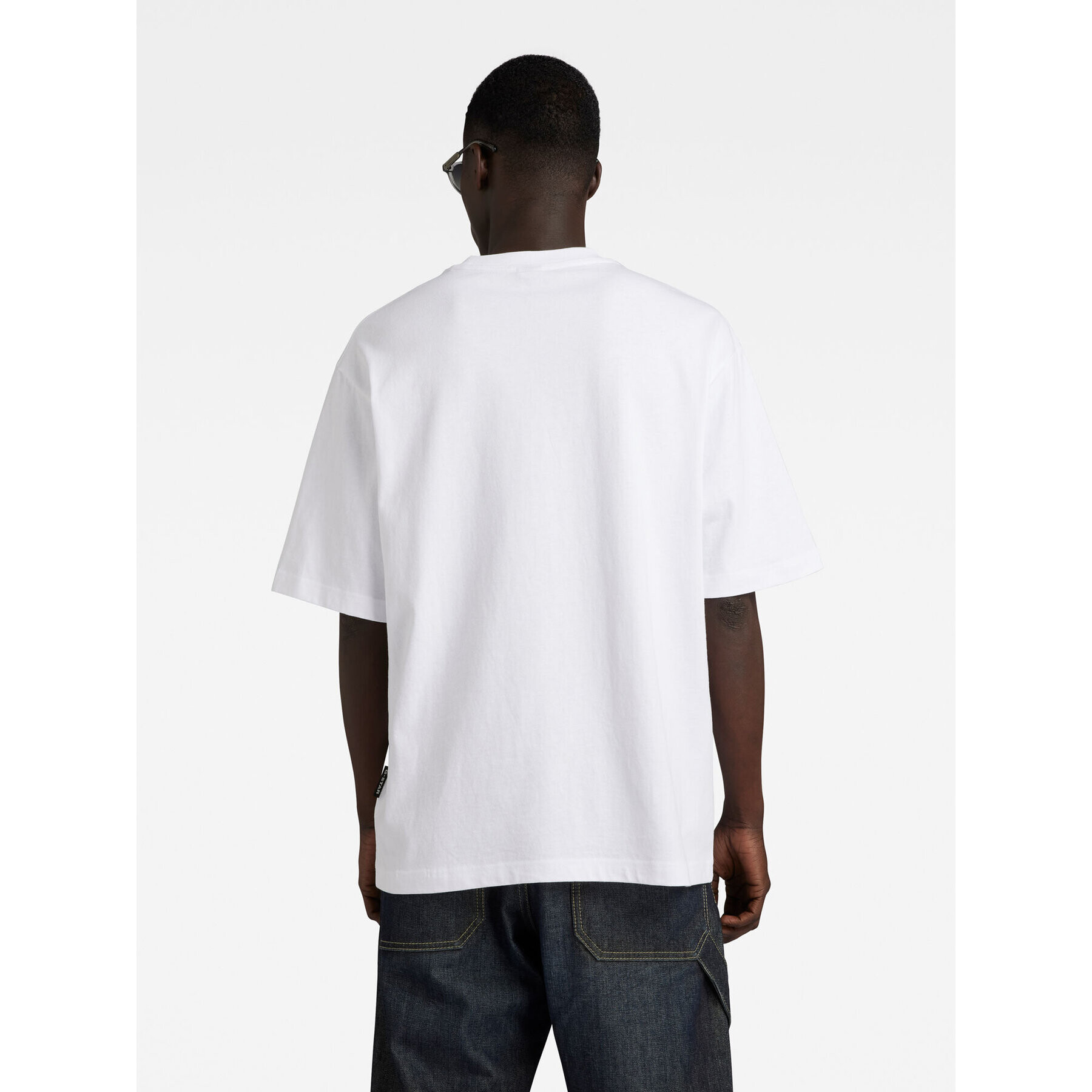 G-Star Raw Тишърт Light Bulb D23907-C336-110 Бял Boxy Fit - Pepit.bg