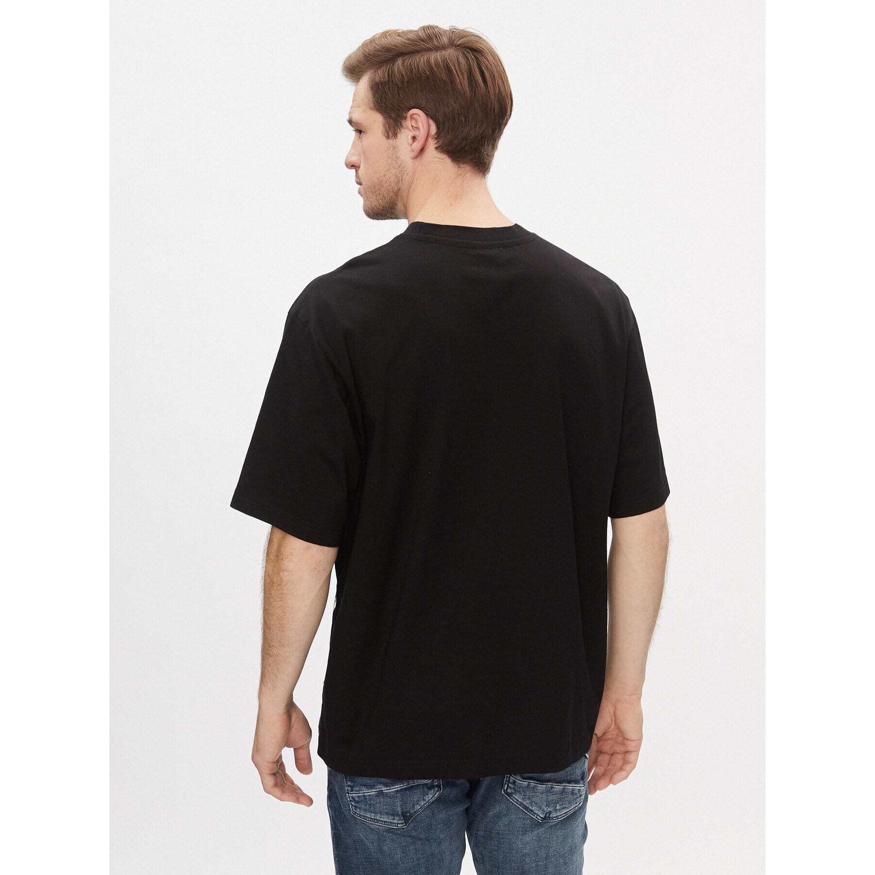 G-Star Raw Тишърт Light Bulb D23907-C336-6484 Черен Boxy Fit - Pepit.bg