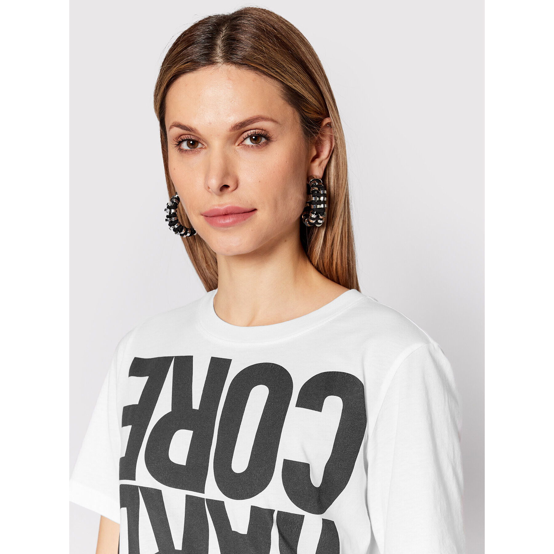 G-Star Raw Тишърт Lyon D21661-4107-110 Бял Regular Fit - Pepit.bg