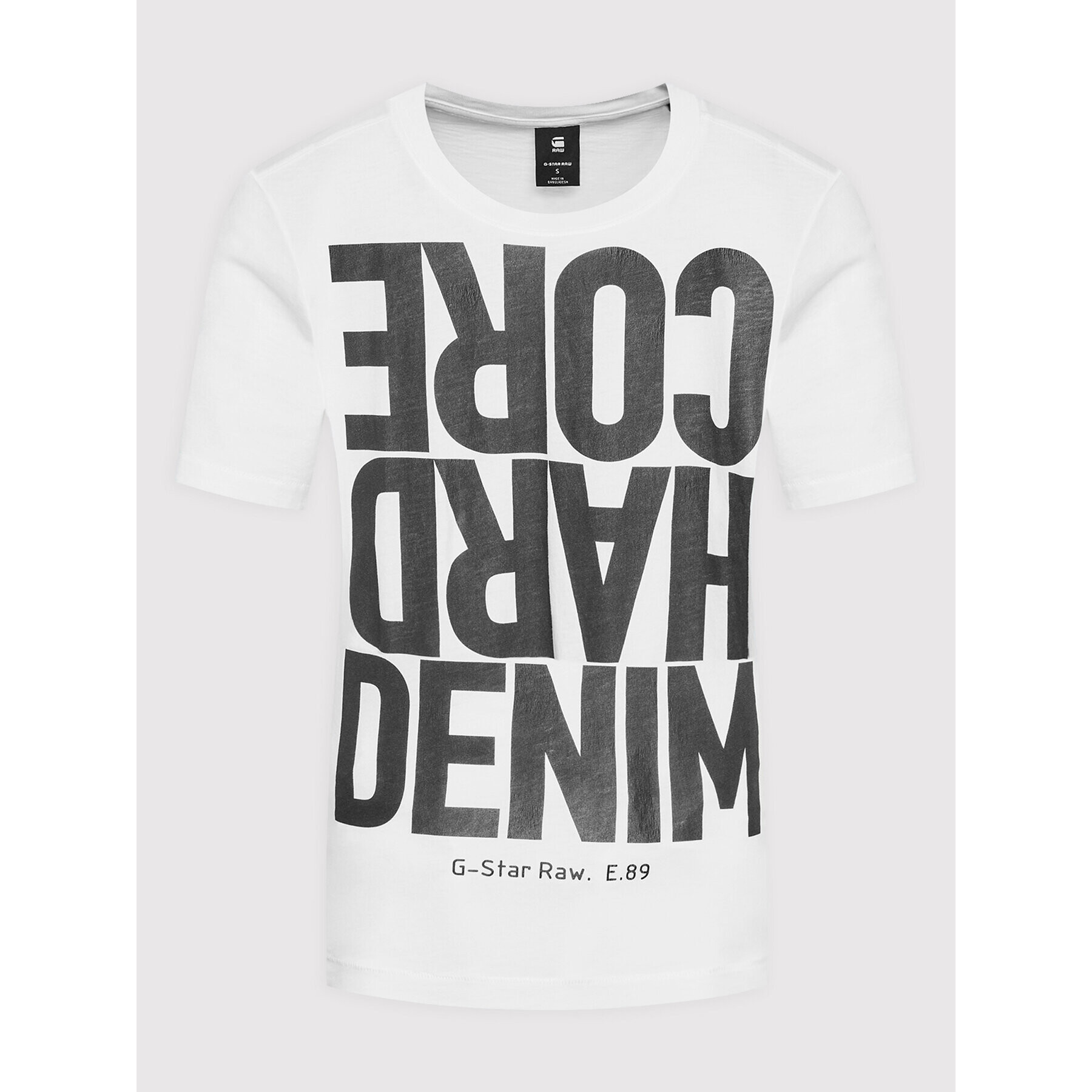 G-Star Raw Тишърт Lyon D21661-4107-110 Бял Regular Fit - Pepit.bg