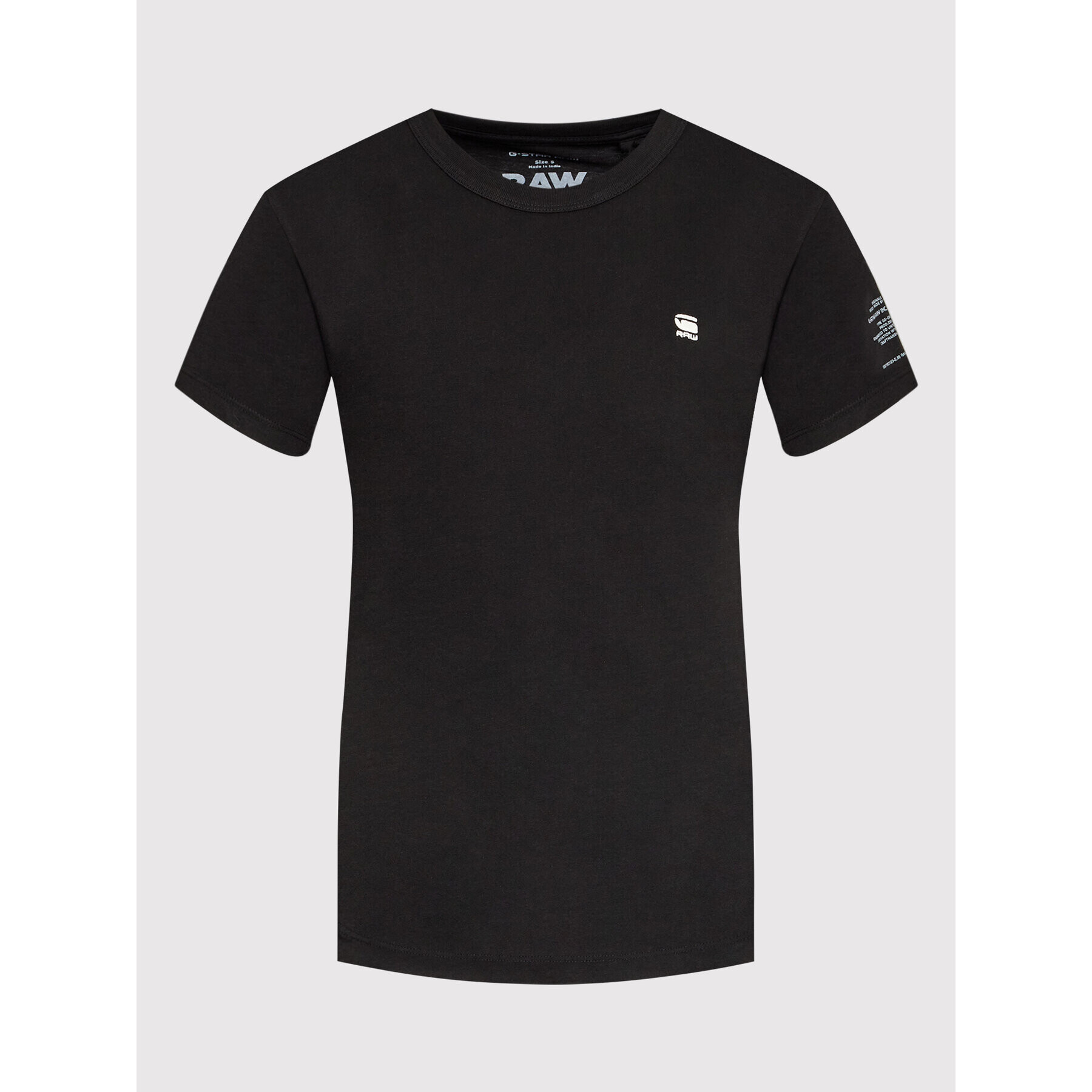 G-Star Raw Тишърт Mysid Optic D21241-C506-6484 Черен Slim Fit - Pepit.bg