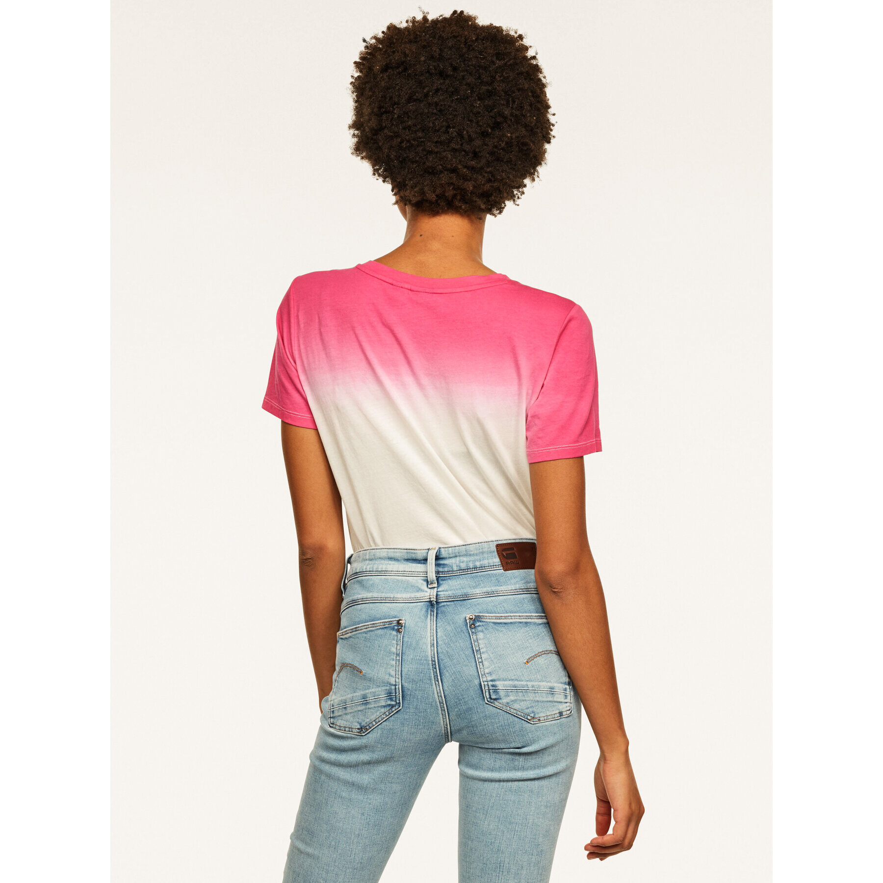 G-Star Raw Тишърт Mysid Top D16903-B059-B421 Розов Regular Fit - Pepit.bg