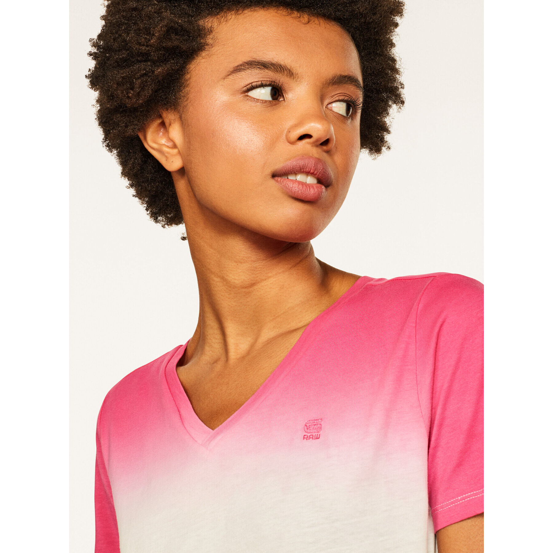 G-Star Raw Тишърт Mysid Top D16903-B059-B421 Розов Regular Fit - Pepit.bg