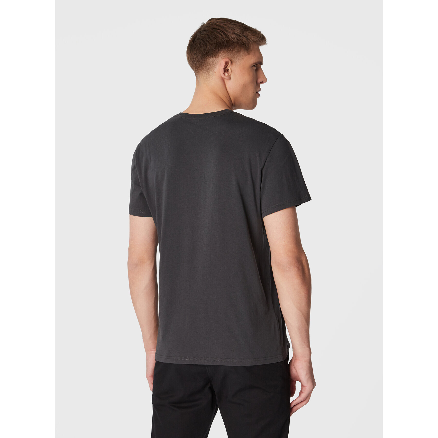 G-Star Raw Тишърт Original Label D22204-336-5812 Сив Regular Fit - Pepit.bg