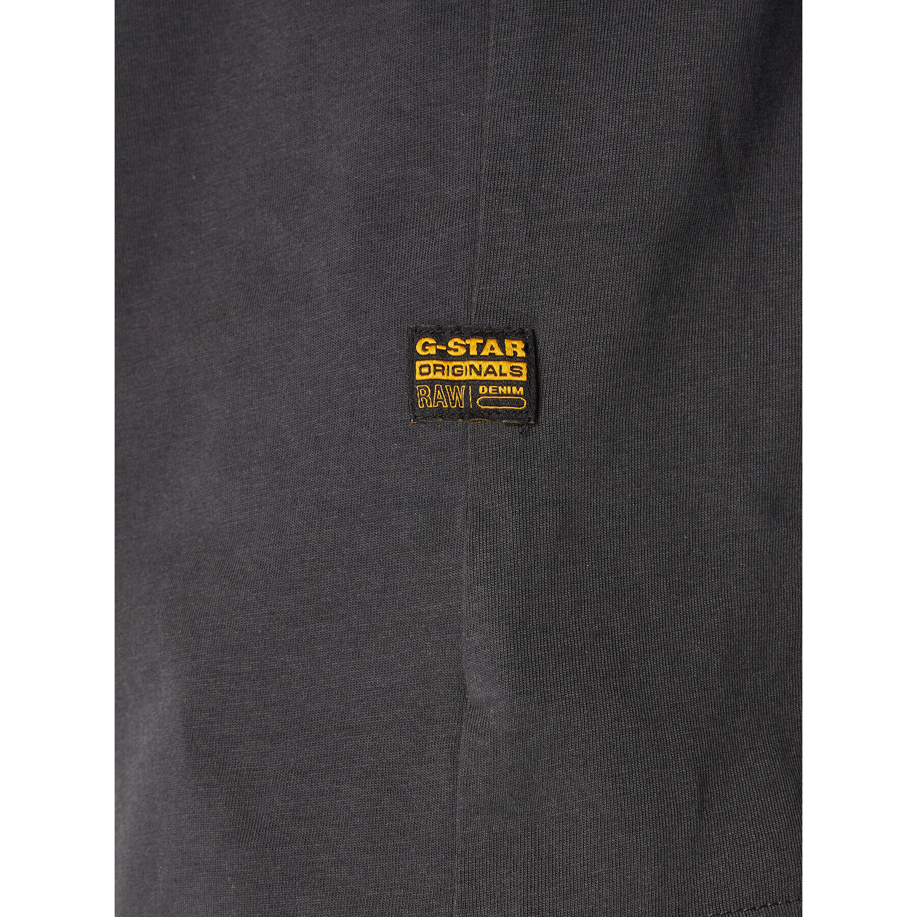 G-Star Raw Тишърт Original Label D22204-336-5812 Сив Regular Fit - Pepit.bg