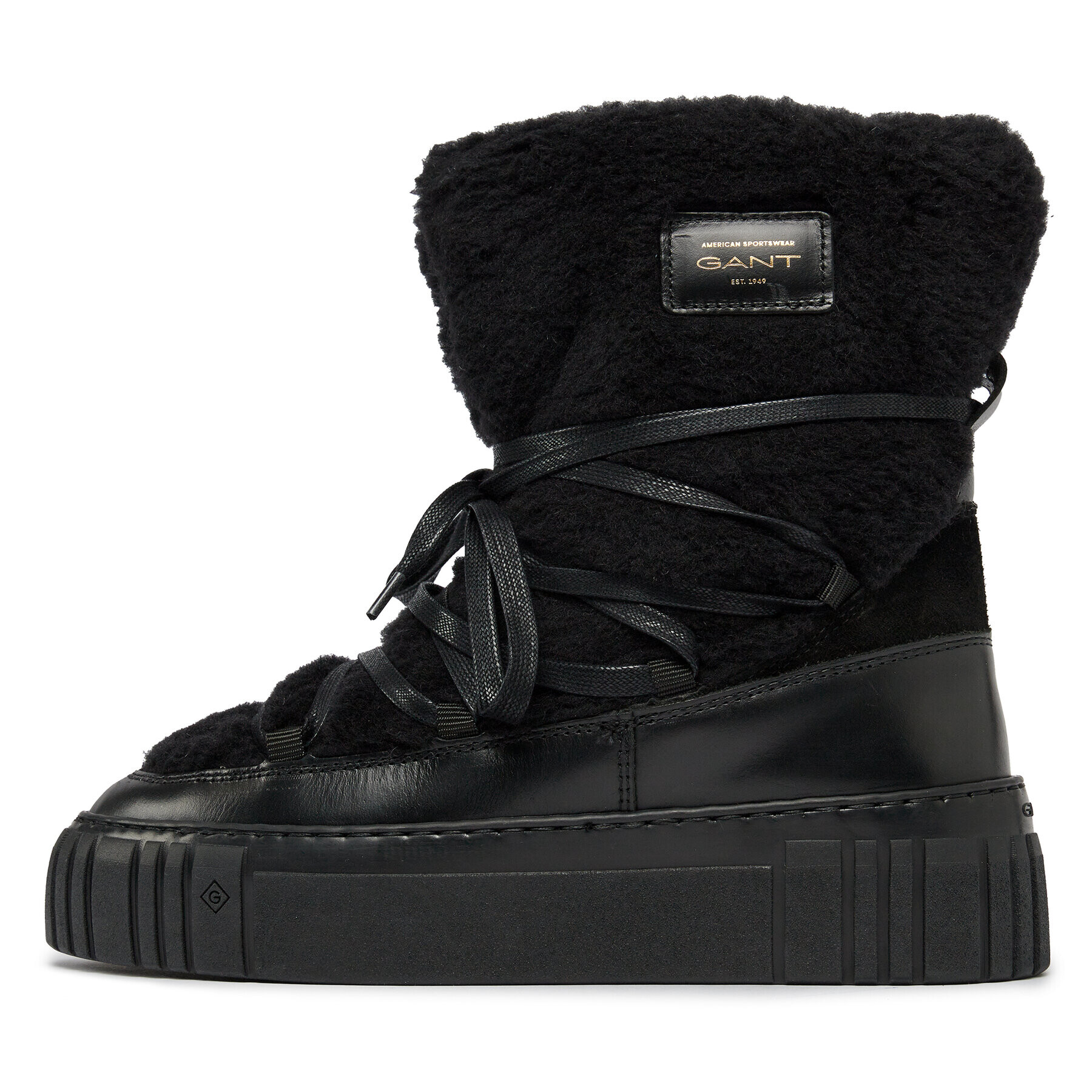 Gant Апрески Snowmont Mid Boot 27541370 Черен - Pepit.bg