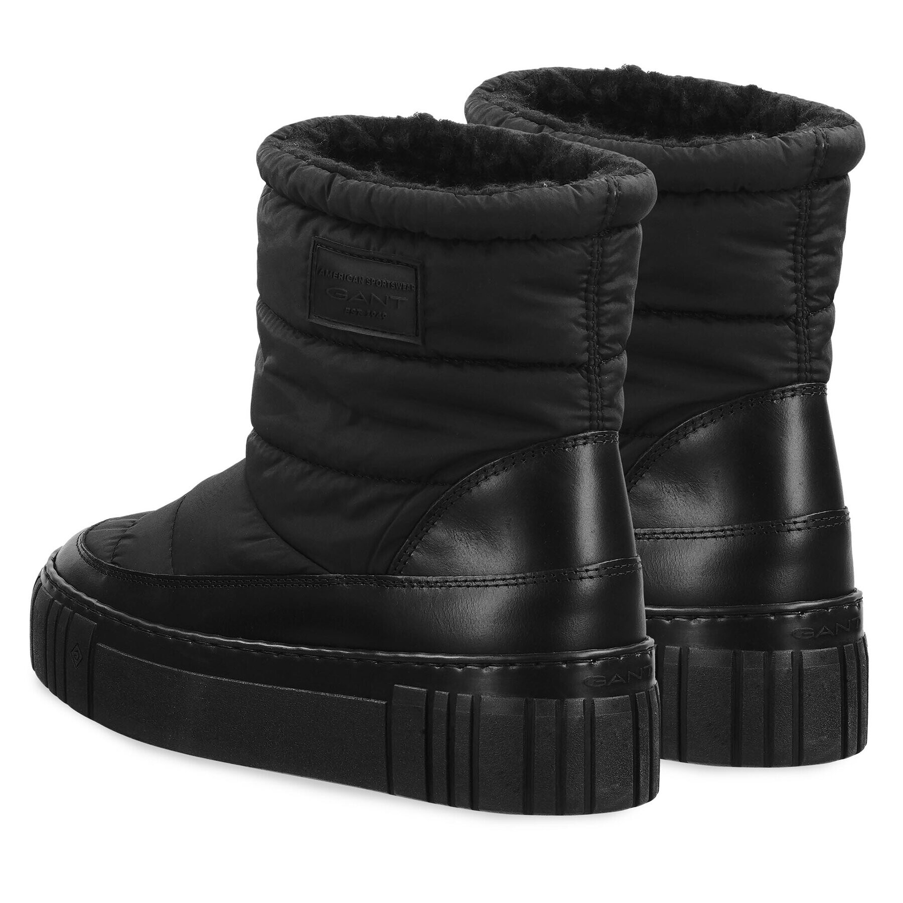 Gant Апрески Snowmont Mid Boot 27547369 Черен - Pepit.bg