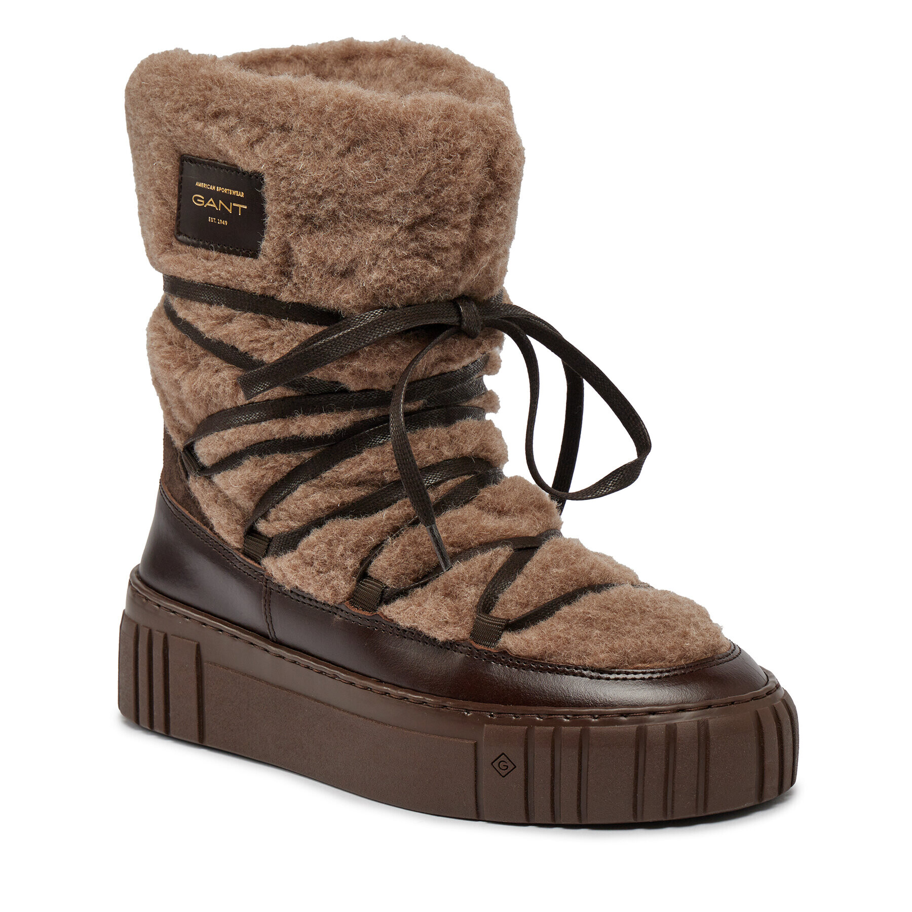 Gant Апрески Snownmont Mid Boot 27541370 Кафяв - Pepit.bg