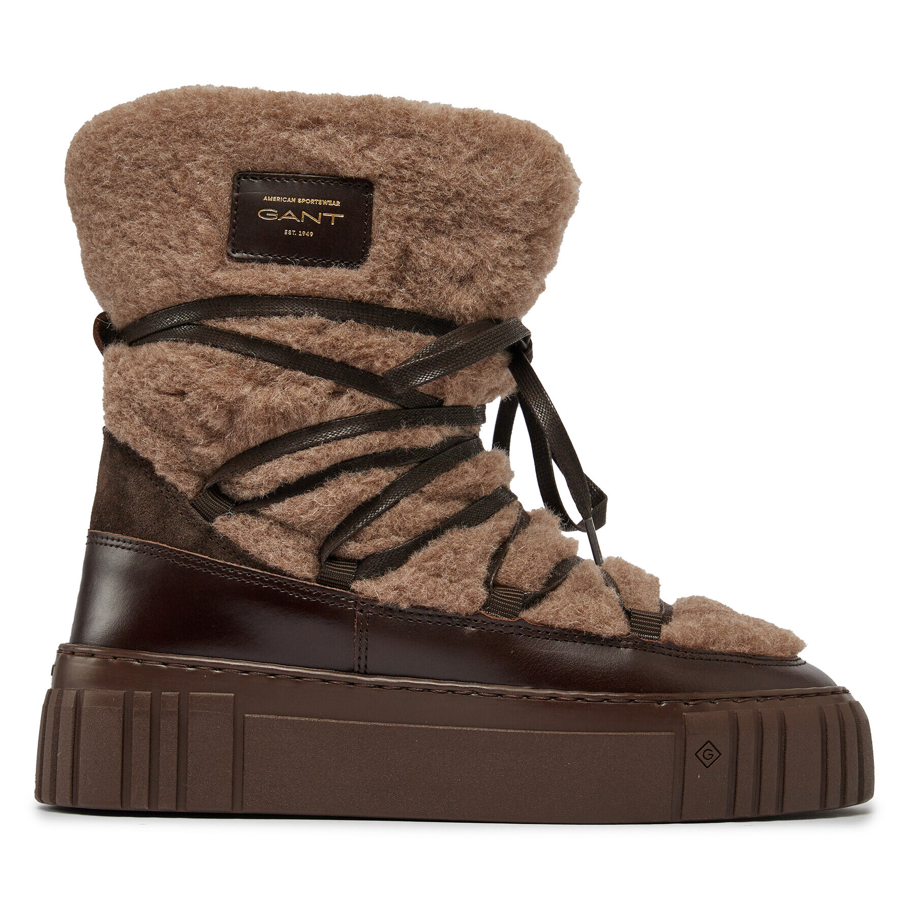 Gant Апрески Snownmont Mid Boot 27541370 Кафяв - Pepit.bg