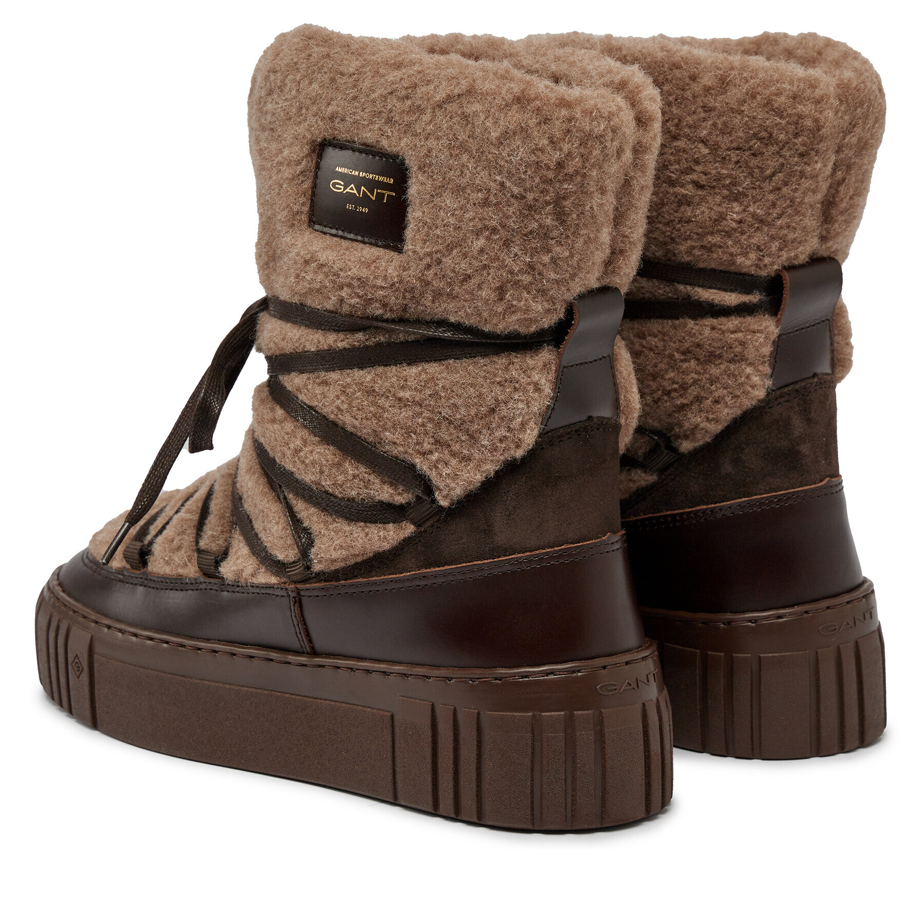 Gant Апрески Snownmont Mid Boot 27541370 Кафяв - Pepit.bg