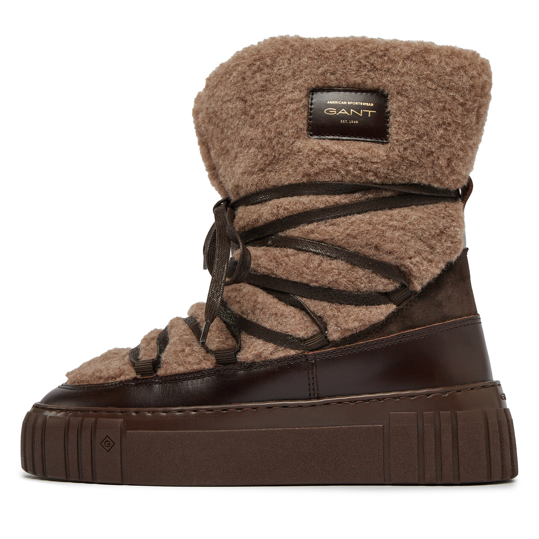 Gant Апрески Snownmont Mid Boot 27541370 Кафяв - Pepit.bg