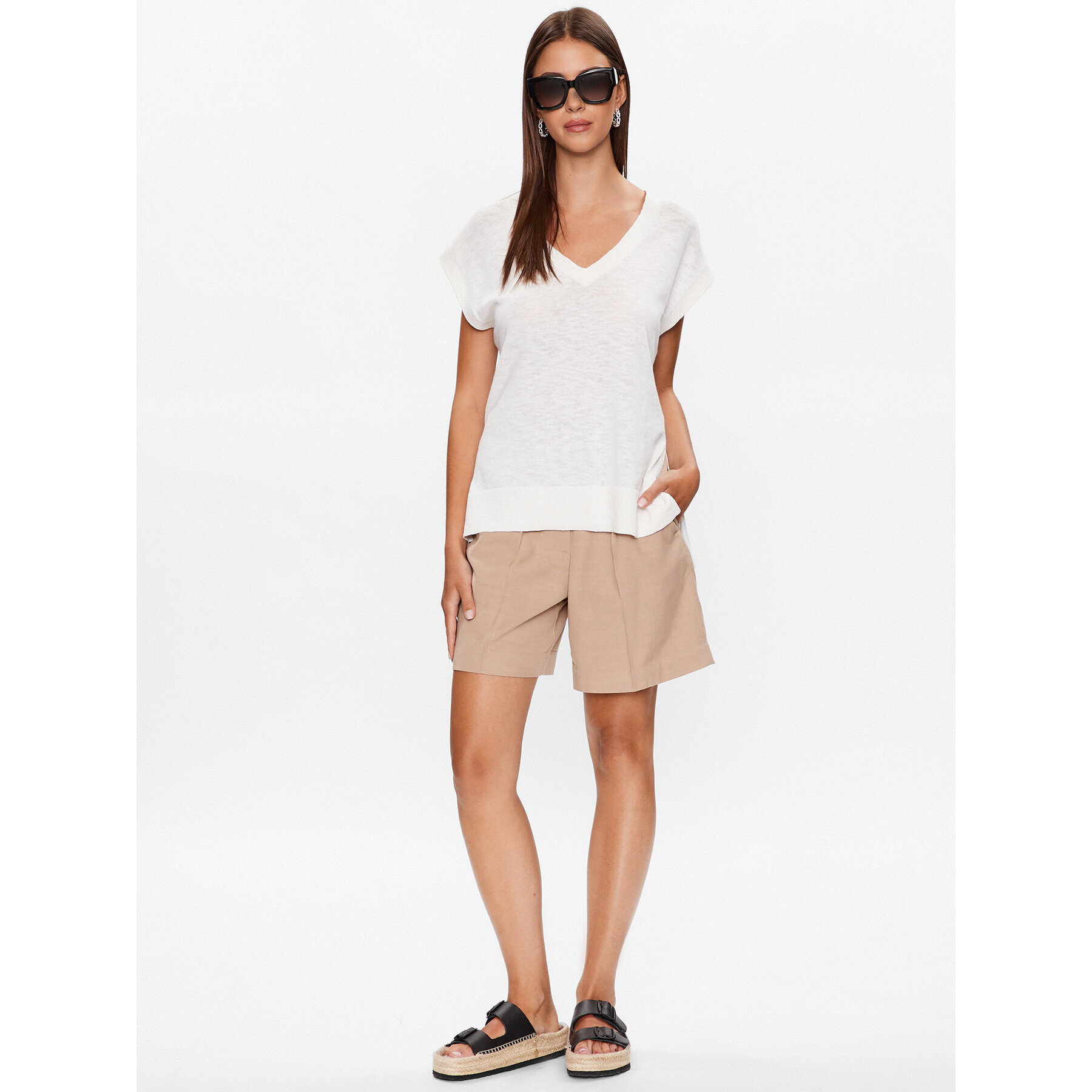 Gant Блуза Blend 4805190 Бежов Regular Fit - Pepit.bg