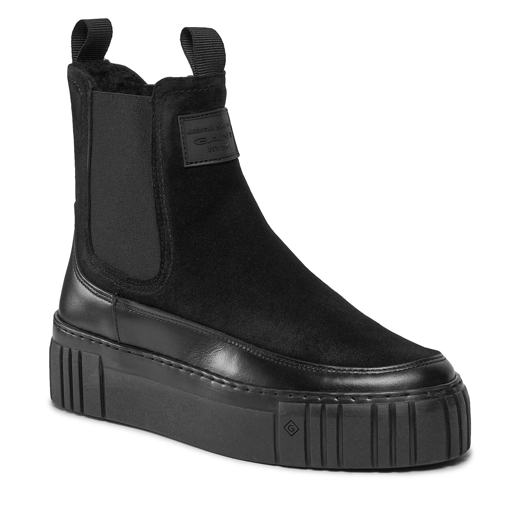 Gant Боти тип челси Snowmont Chelsea Boot 27553371 Черен - Pepit.bg