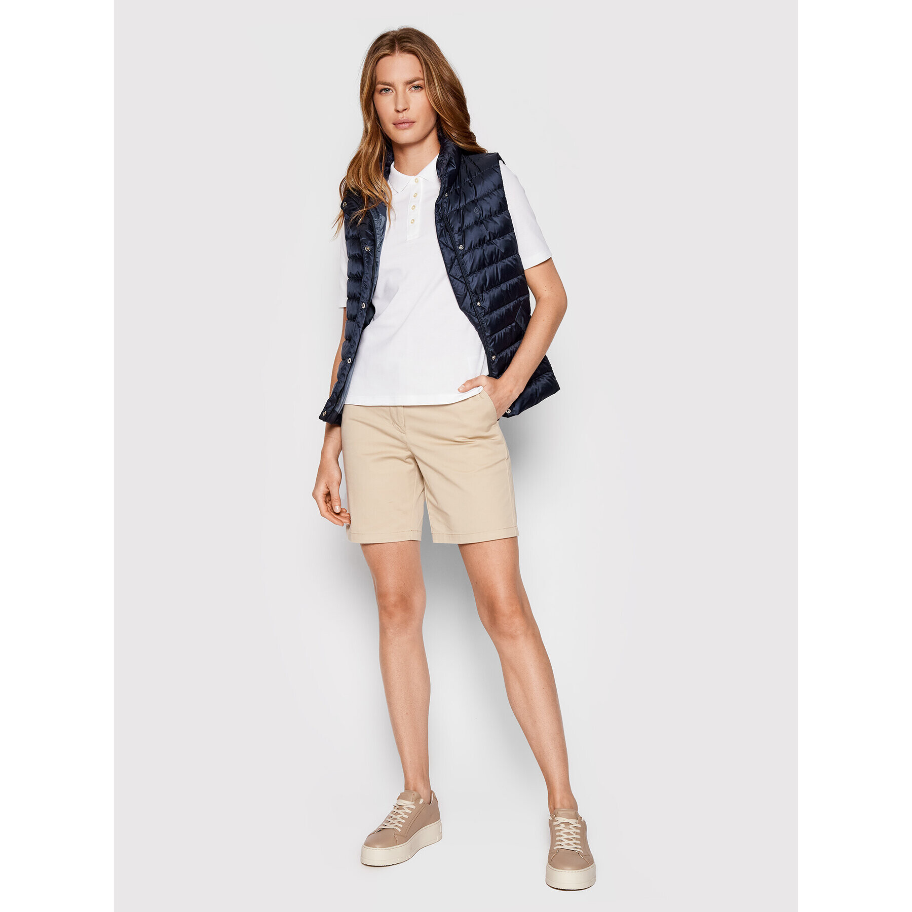 Gant Елек Light Down Gilet 4700210 Тъмносин Regular Fit - Pepit.bg