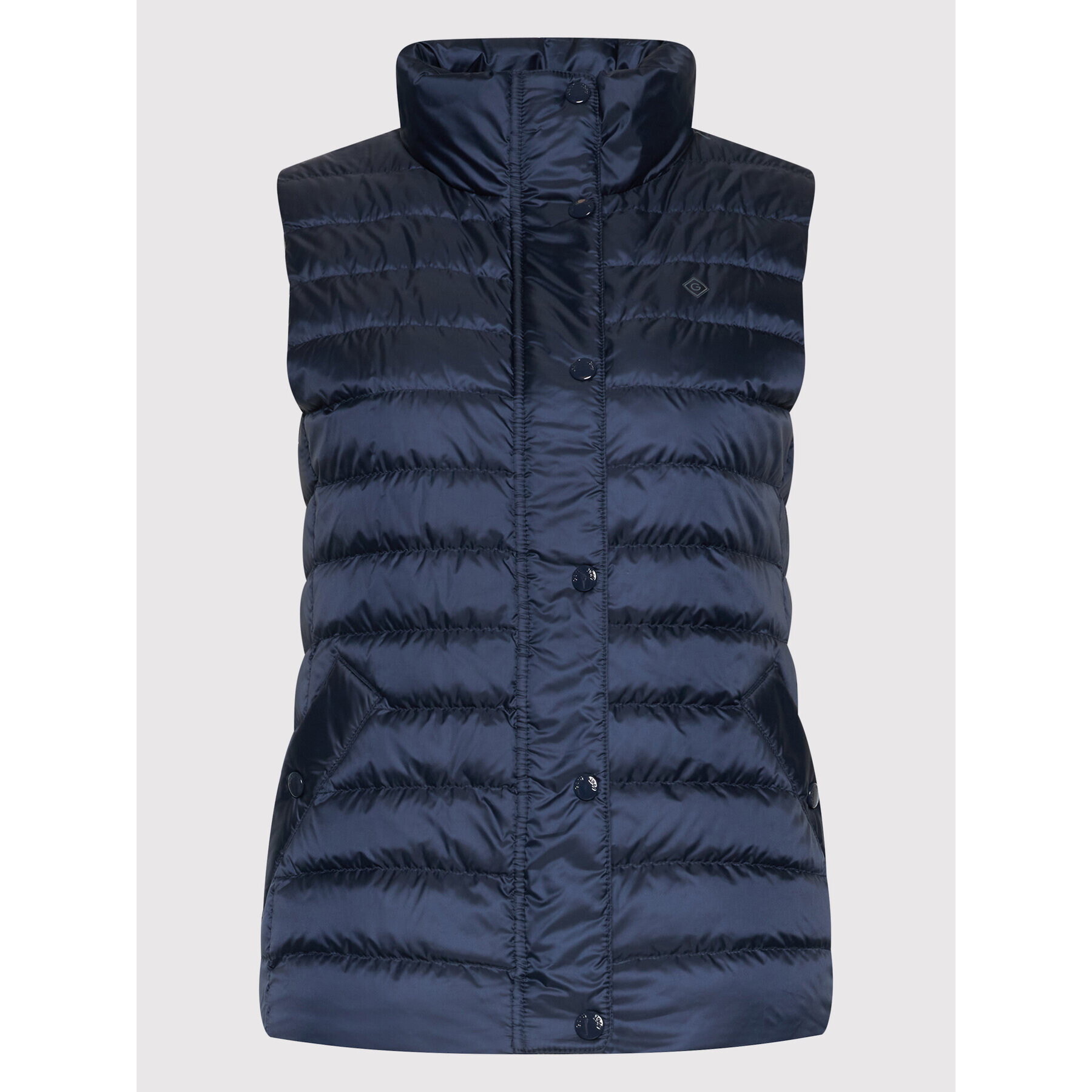 Gant Елек Light Down Gilet 4700210 Тъмносин Regular Fit - Pepit.bg