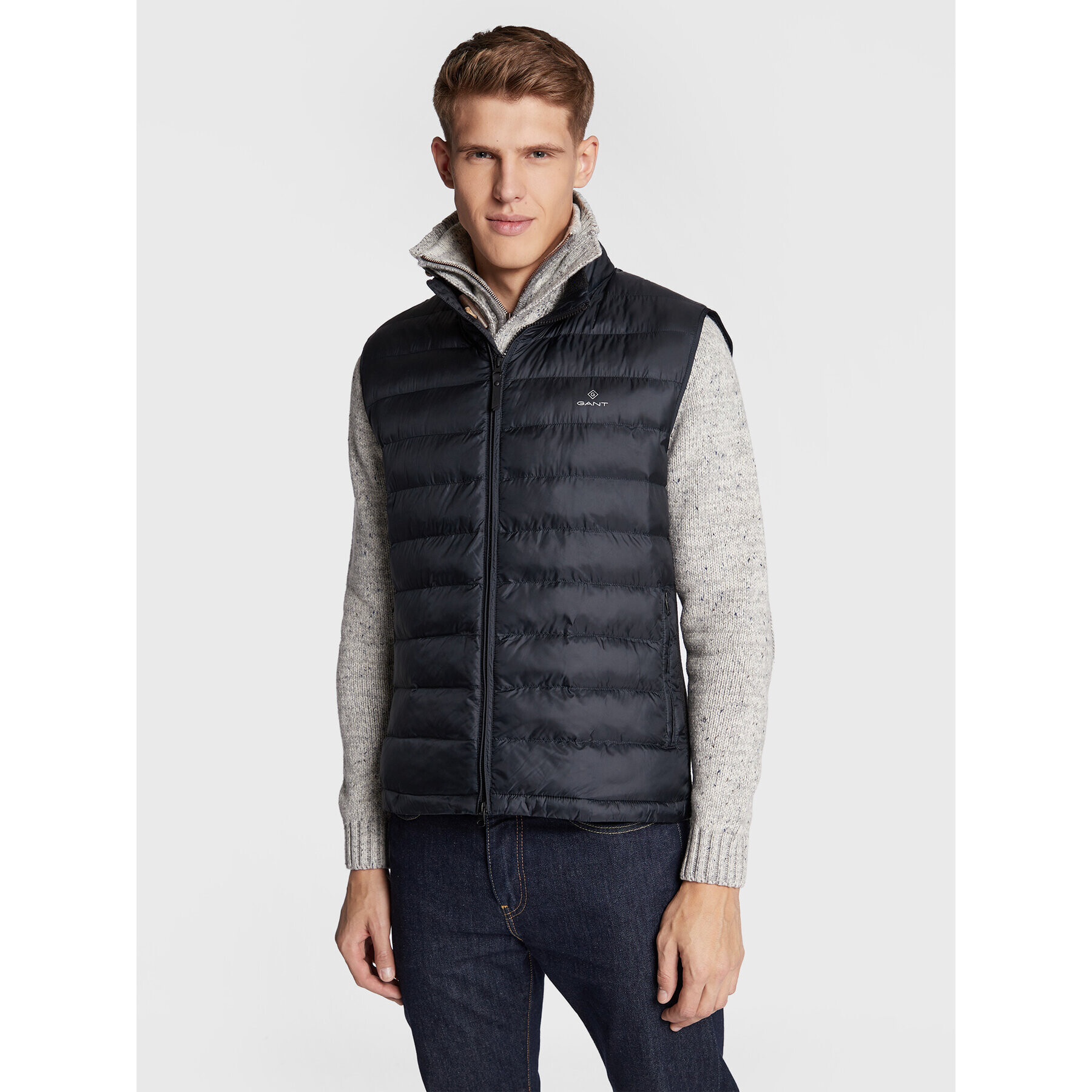 Gant Елек Mixed 7006281 Черен Regular Fit - Pepit.bg