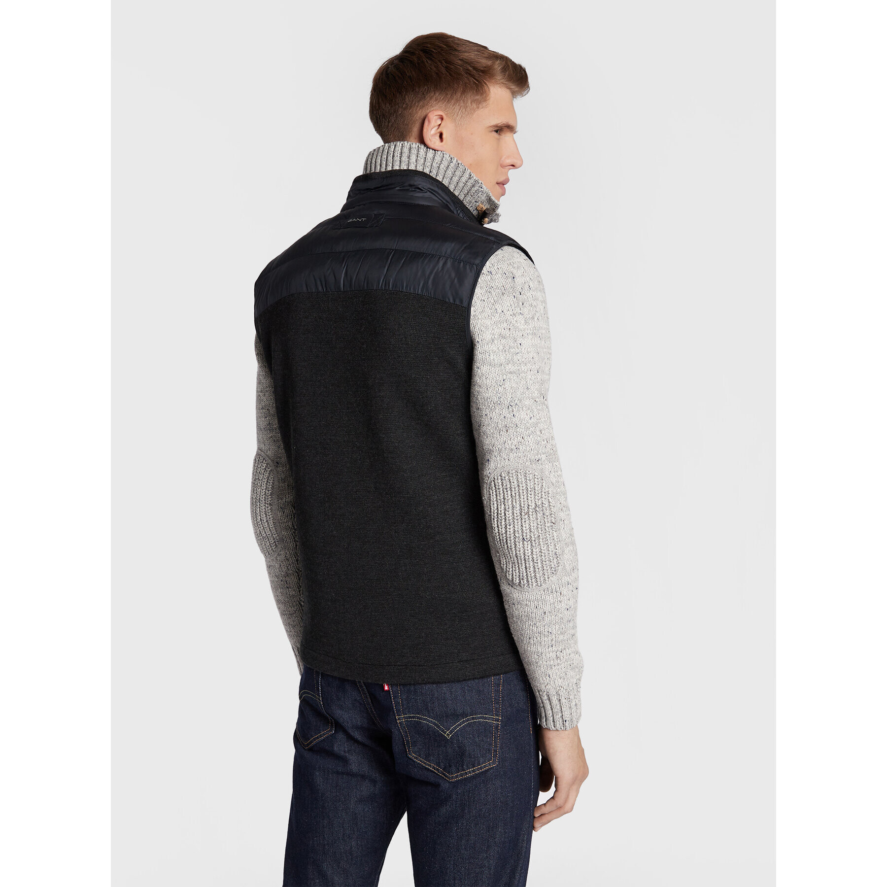 Gant Елек Mixed 7006281 Черен Regular Fit - Pepit.bg