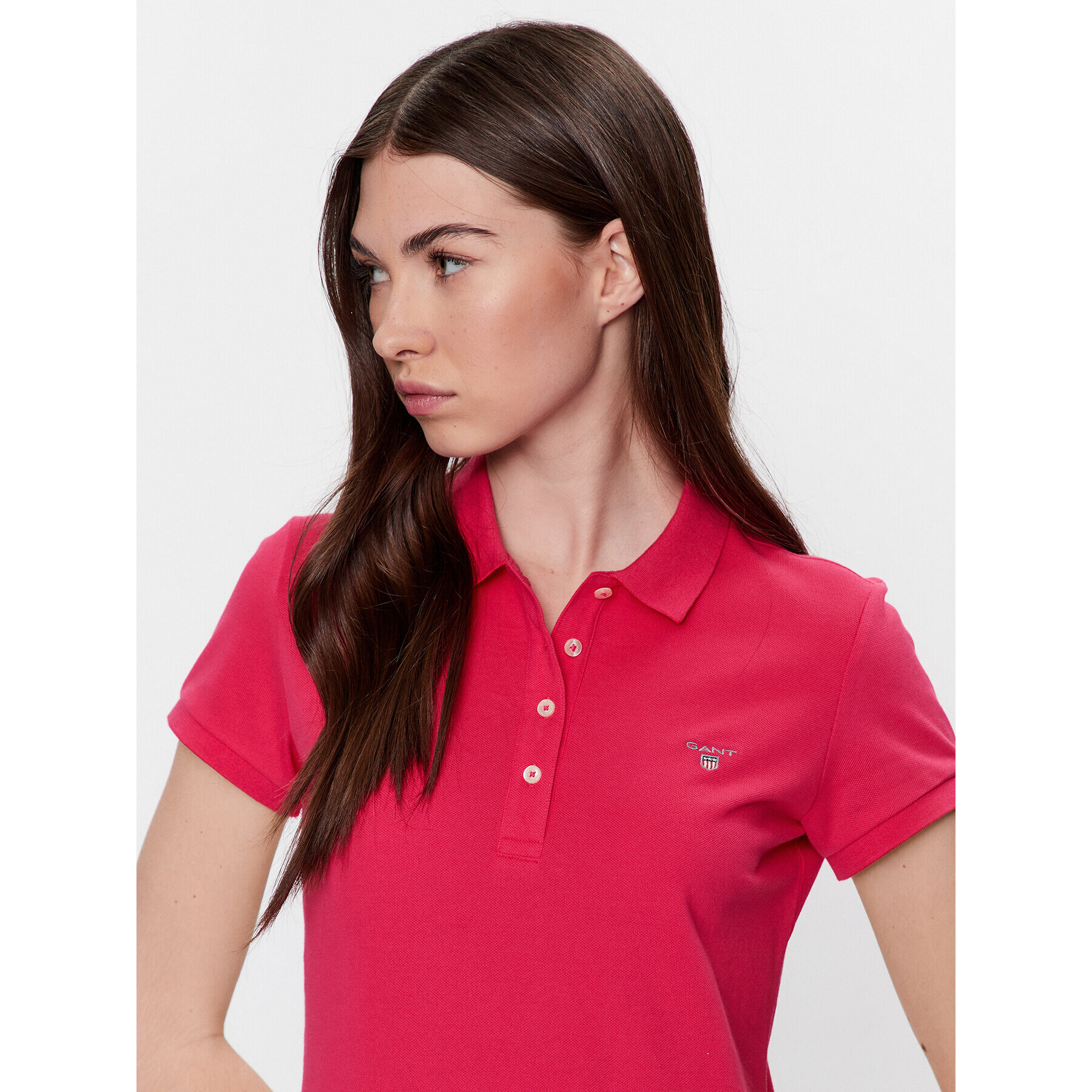 Gant Ежедневна рокля 402300 Розов Regular Fit - Pepit.bg