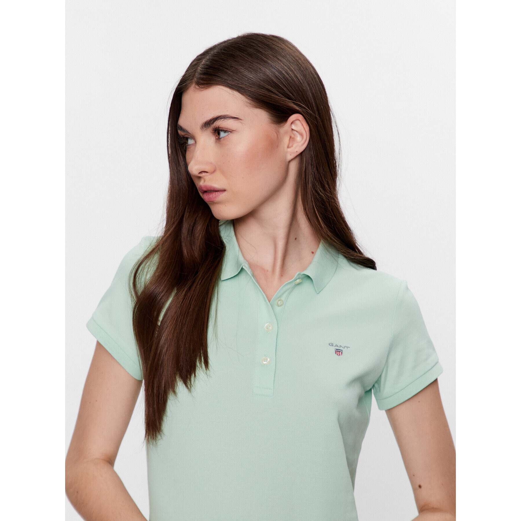 Gant Ежедневна рокля 402300 Зелен Regular Fit - Pepit.bg