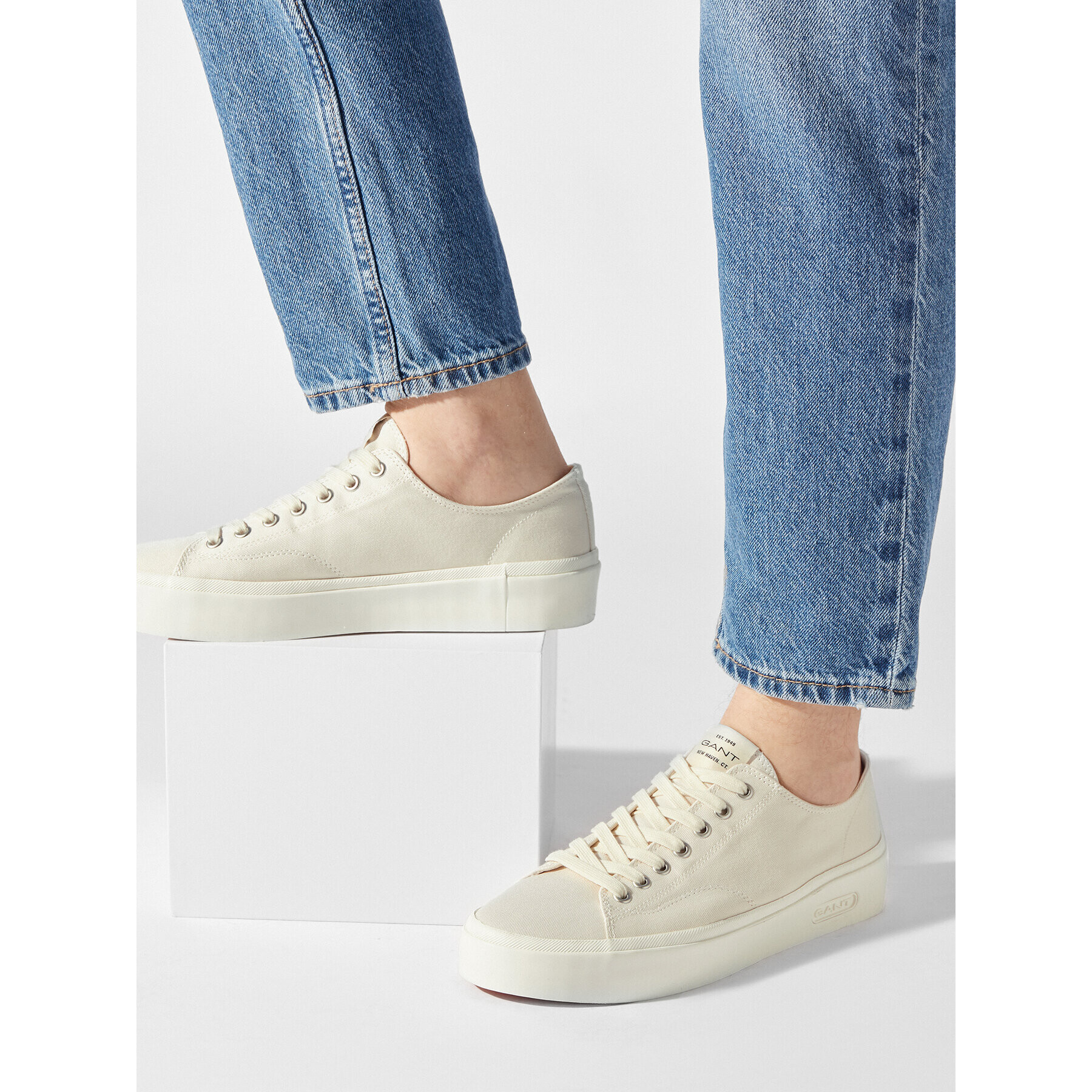 Gant Гуменки Prepbro 26638864 Бял - Pepit.bg