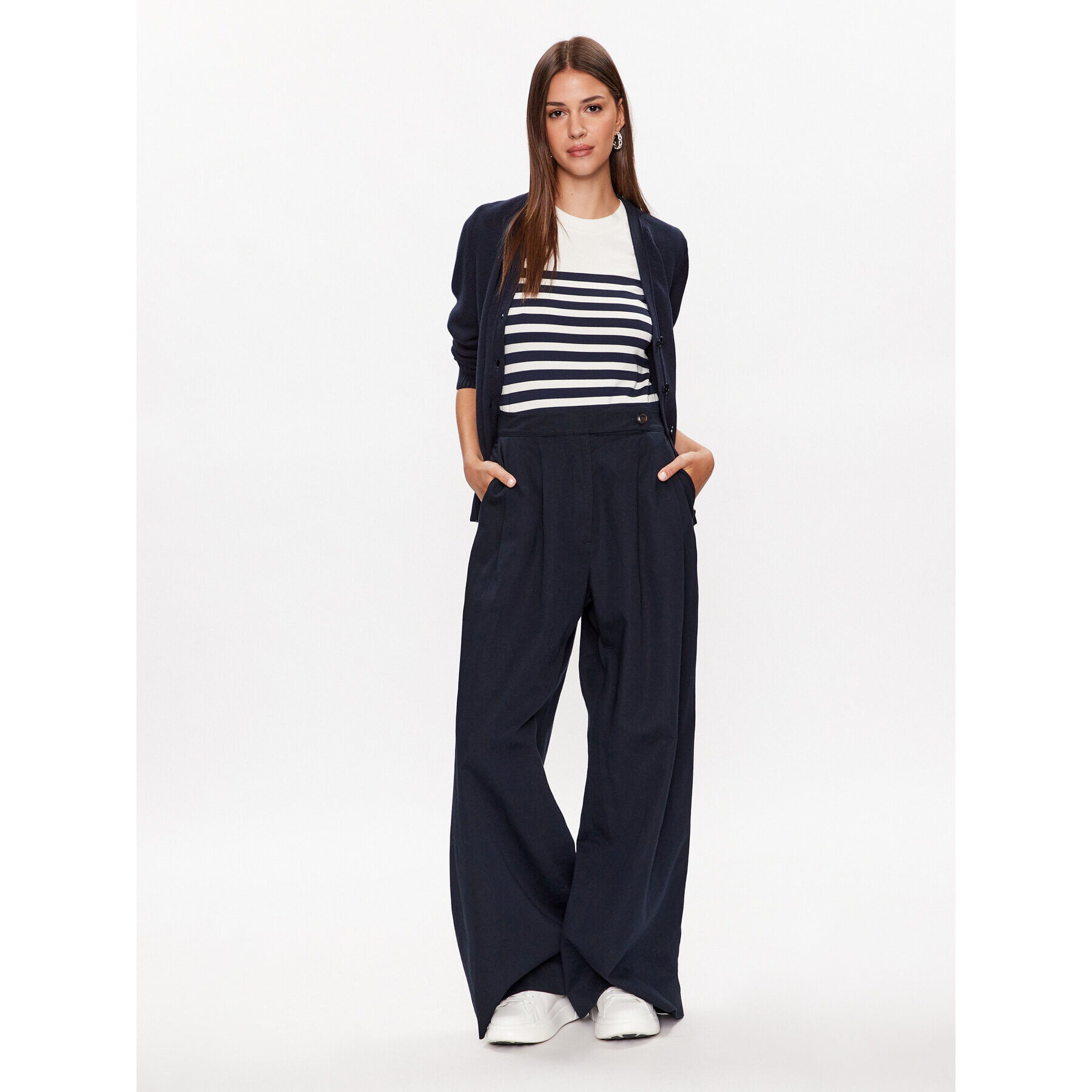 Gant Кардиган Icon 4803131 Тъмносин Regular Fit - Pepit.bg