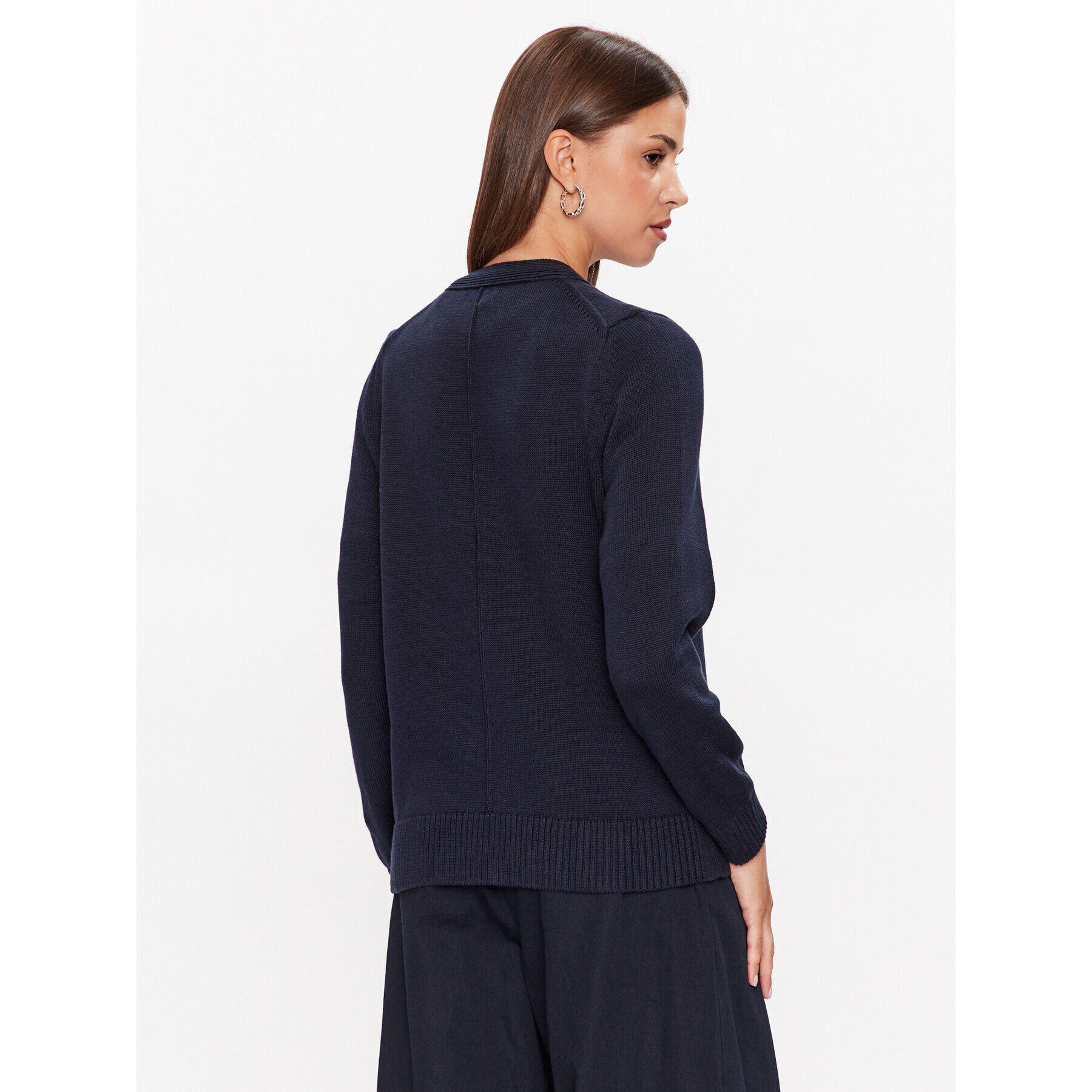 Gant Кардиган Icon 4803131 Тъмносин Regular Fit - Pepit.bg