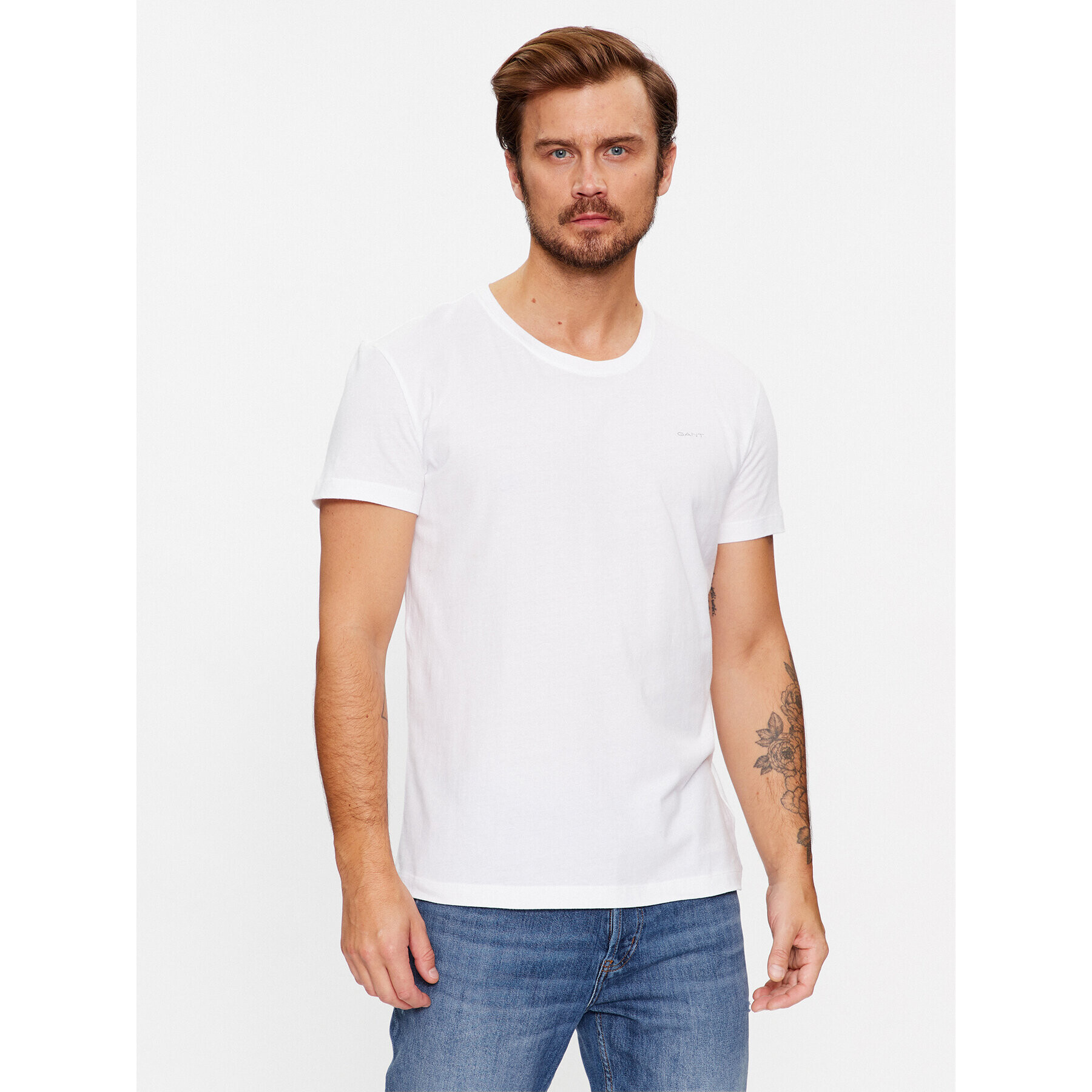 Gant Комплект 2 тишъртки C-Neck 2 Pack 900002008 Черен Regular Fit - Pepit.bg