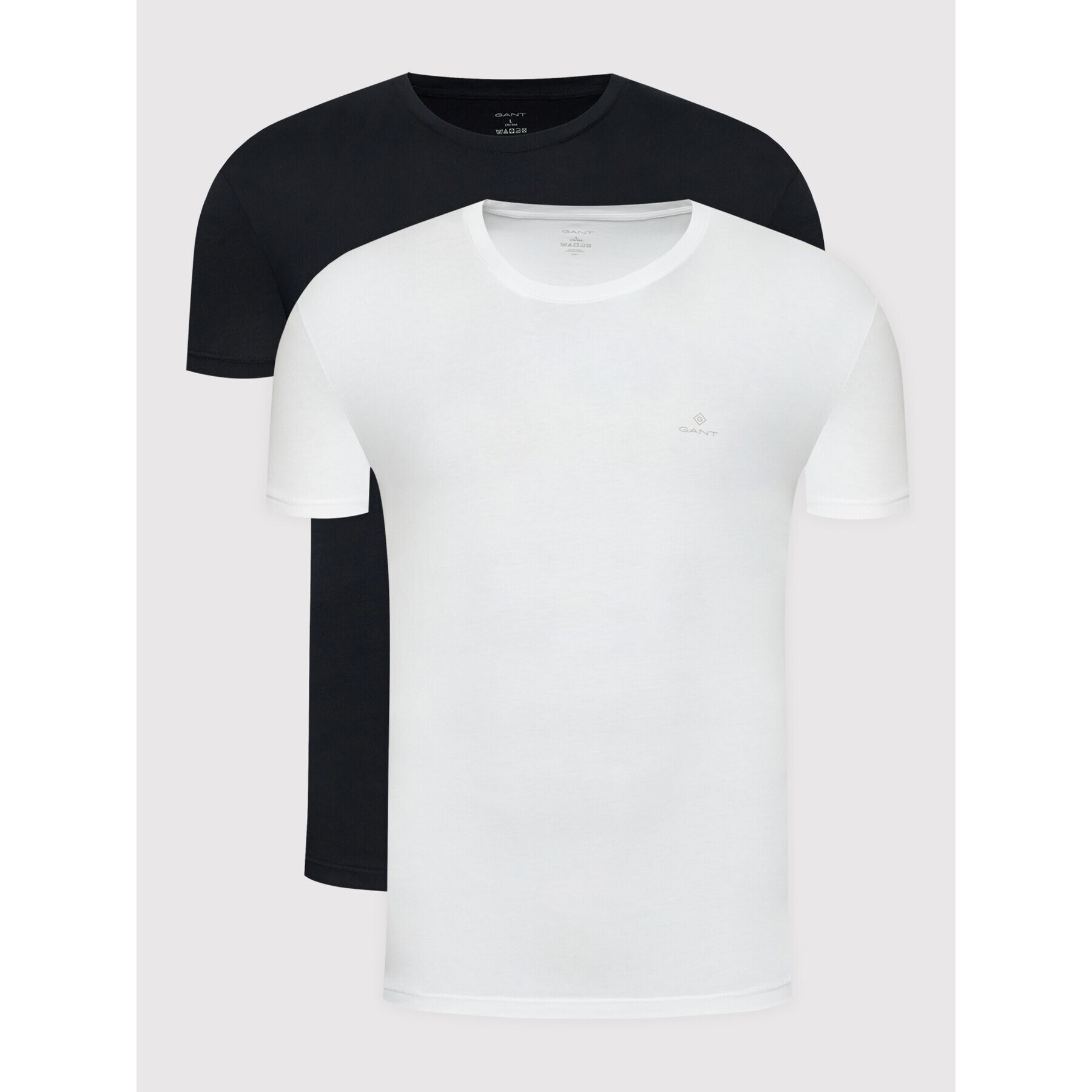 Gant Комплект 2 тишъртки Essentials 901002108 Черен Regular Fit - Pepit.bg