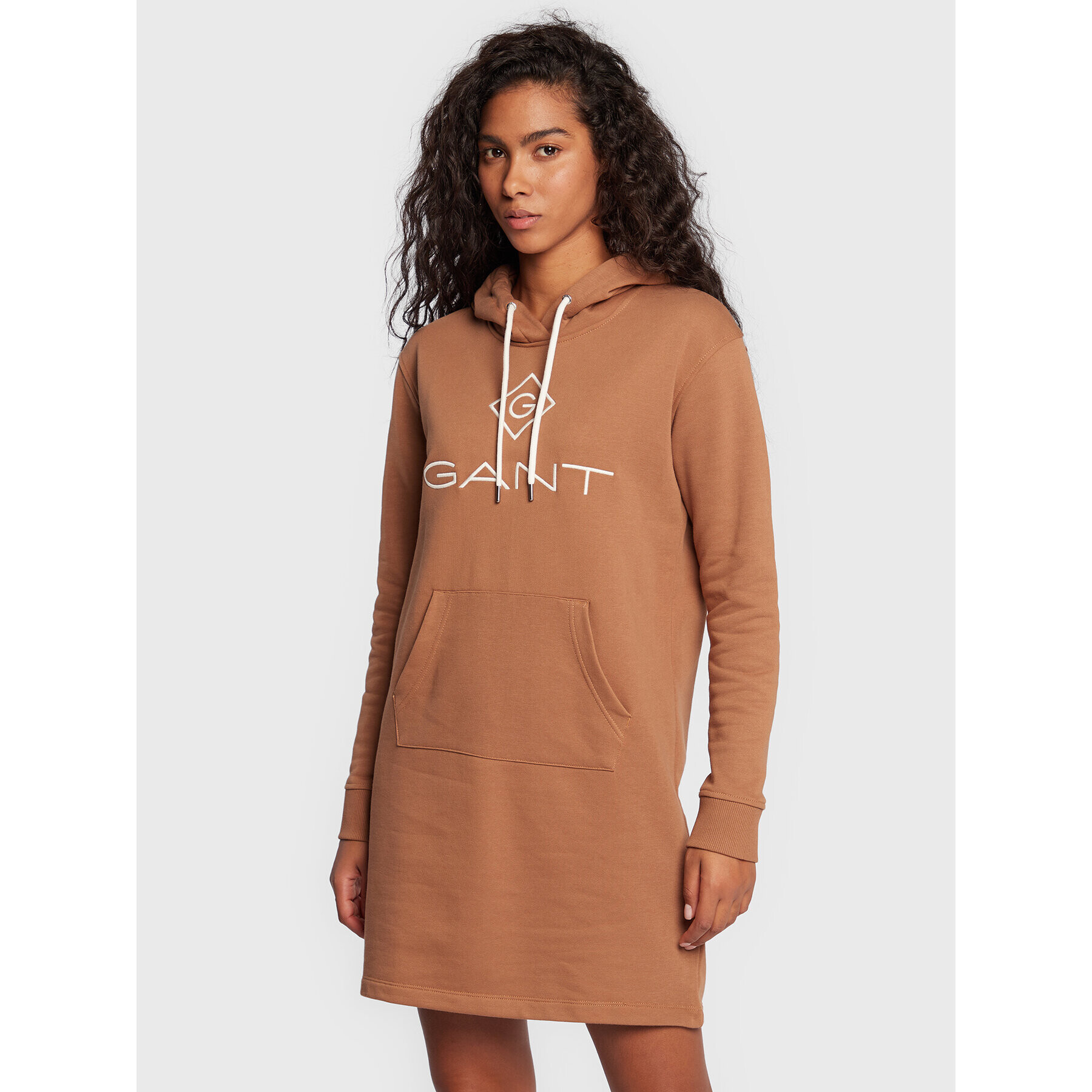 Gant Плетена рокля Lock Up 4204356 Кафяв Regular Fit - Pepit.bg