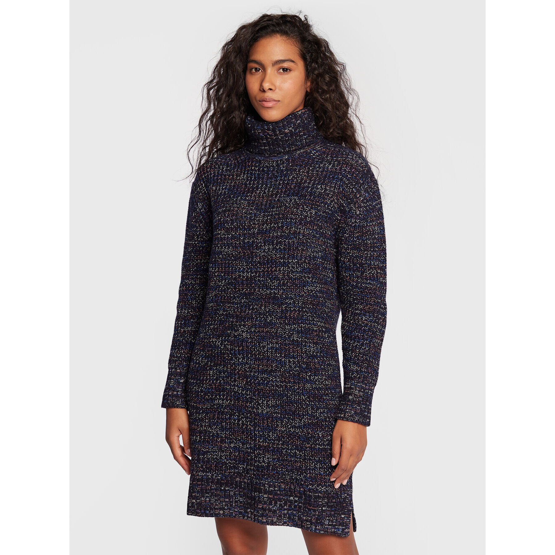 Gant Плетена рокля Multi 4502047 Тъмносин Regular Fit - Pepit.bg
