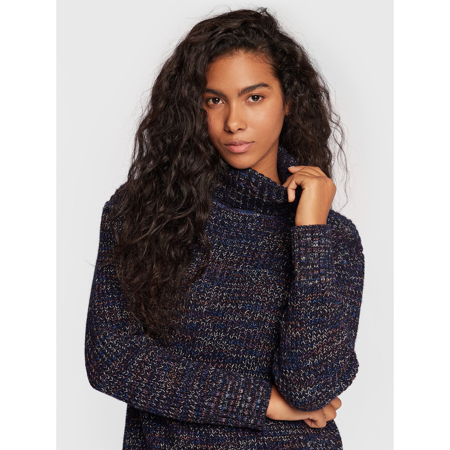 Gant Плетена рокля Multi 4502047 Тъмносин Regular Fit - Pepit.bg