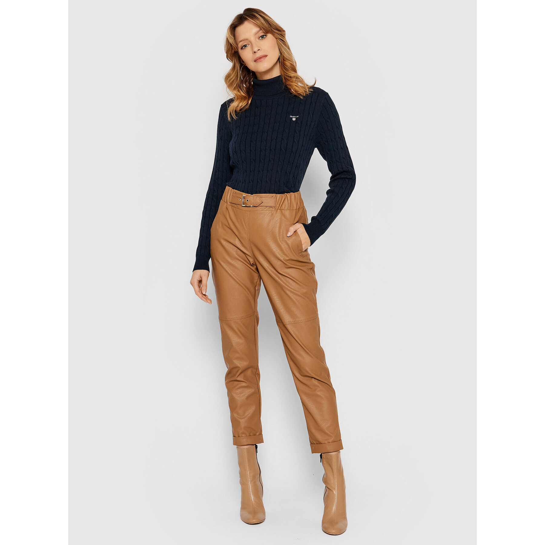 Gant Поло 4800059 Тъмносин Slim Fit - Pepit.bg