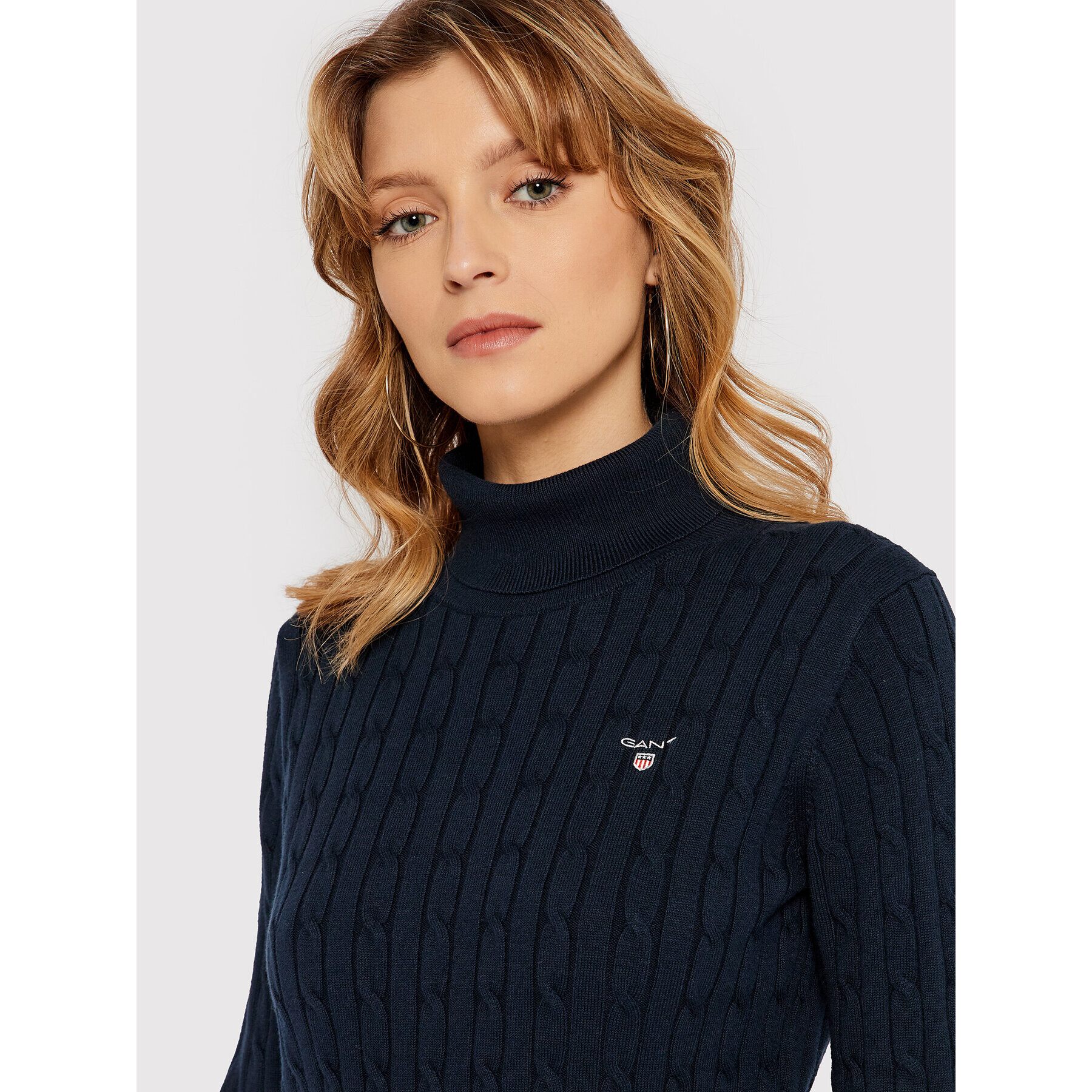 Gant Поло 4800059 Тъмносин Slim Fit - Pepit.bg