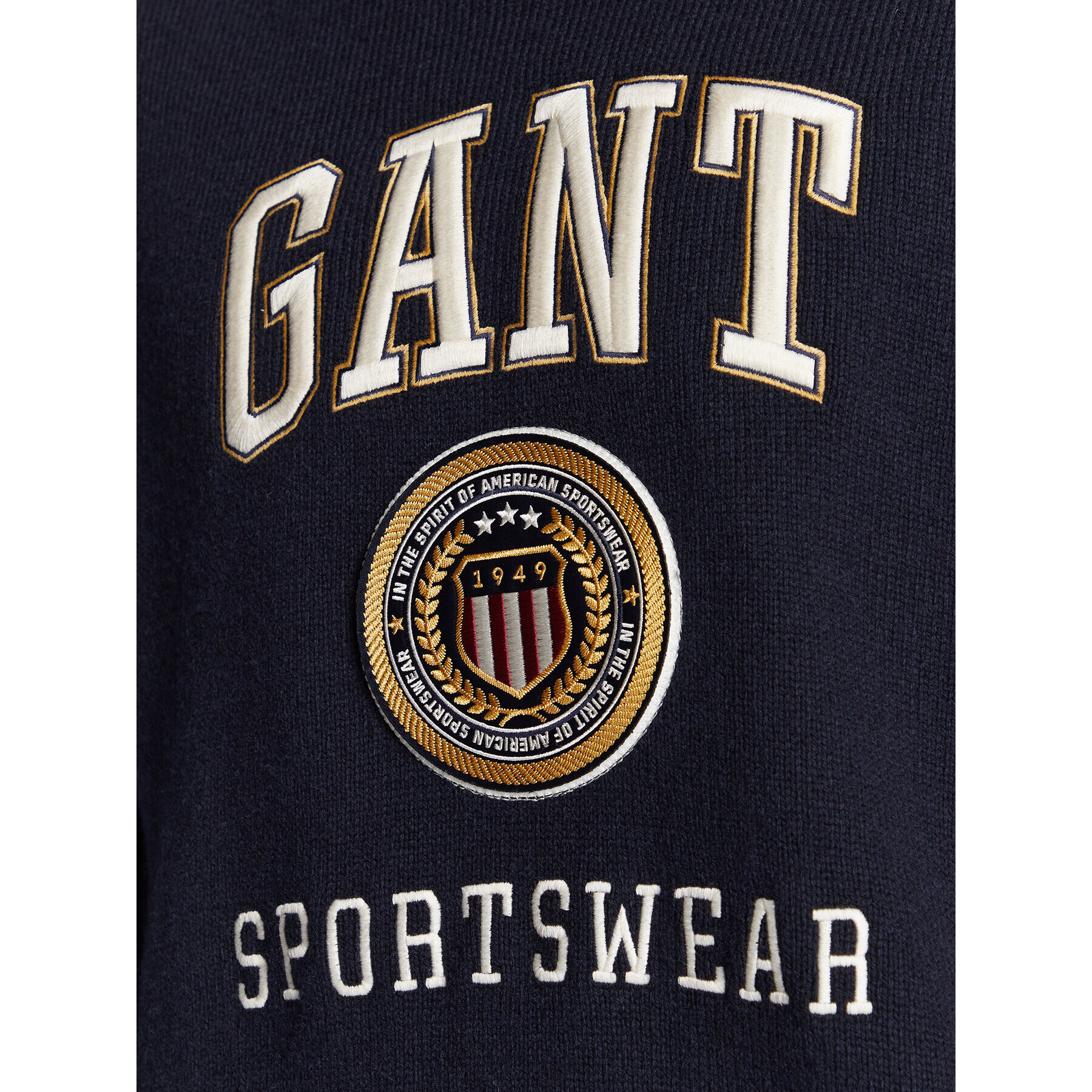 Gant Поло Crest Shield 8040133 Тъмносин Regular Fit - Pepit.bg