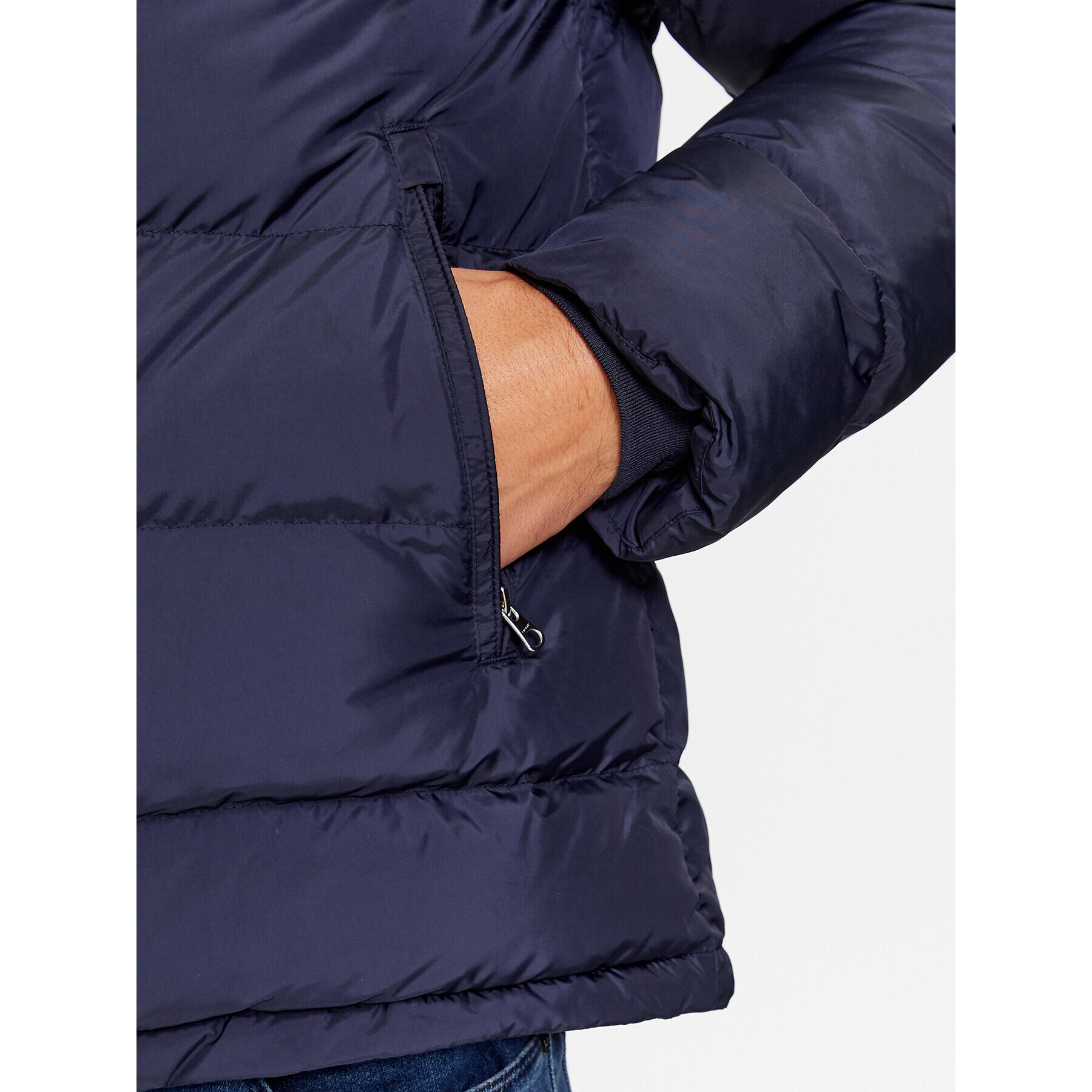 Gant Пухено яке Active Cloud Jacket 7006351 Тъмносин Regular Fit - Pepit.bg