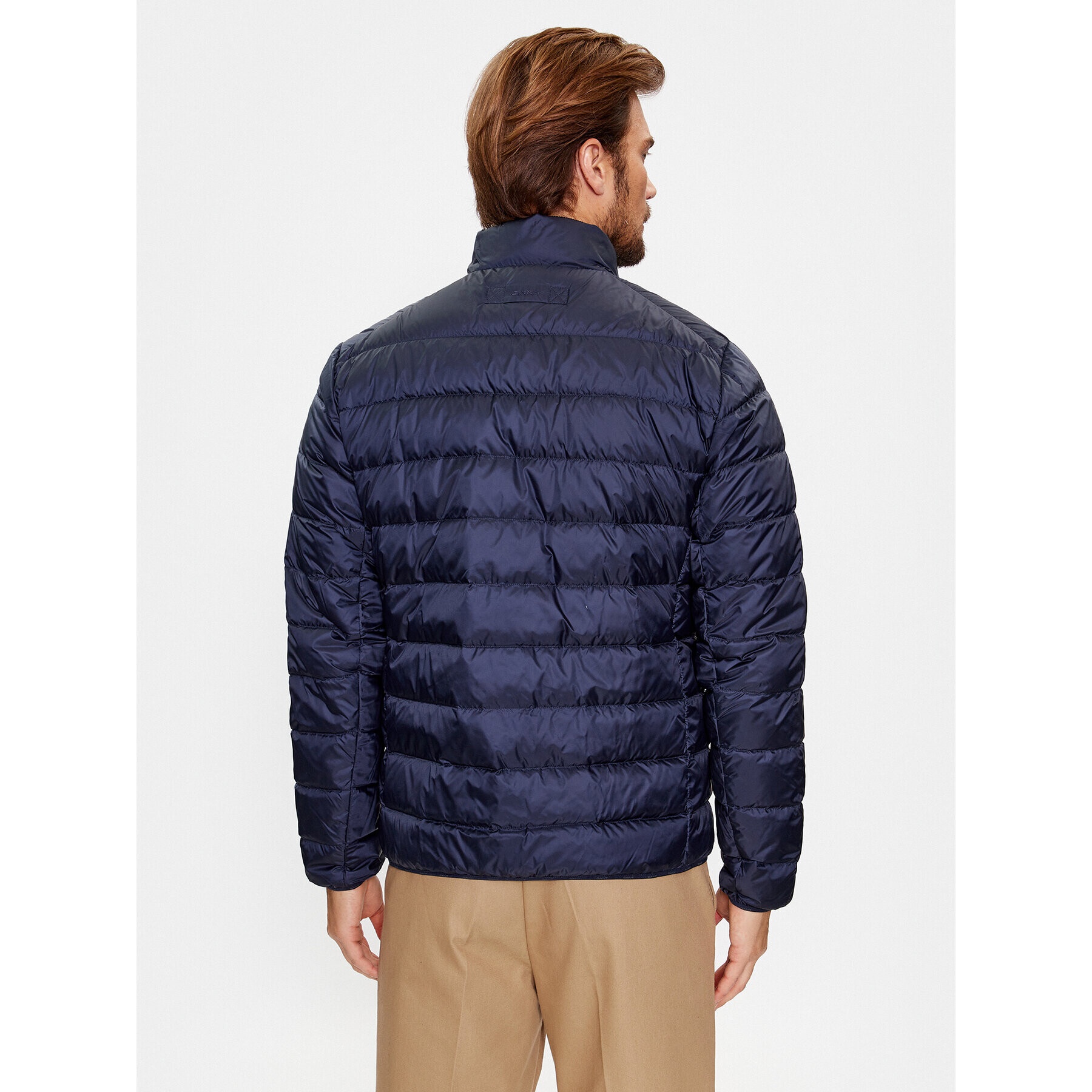 Gant Пухено яке Light Down Jacket 7006298 Тъмносин Regular Fit - Pepit.bg