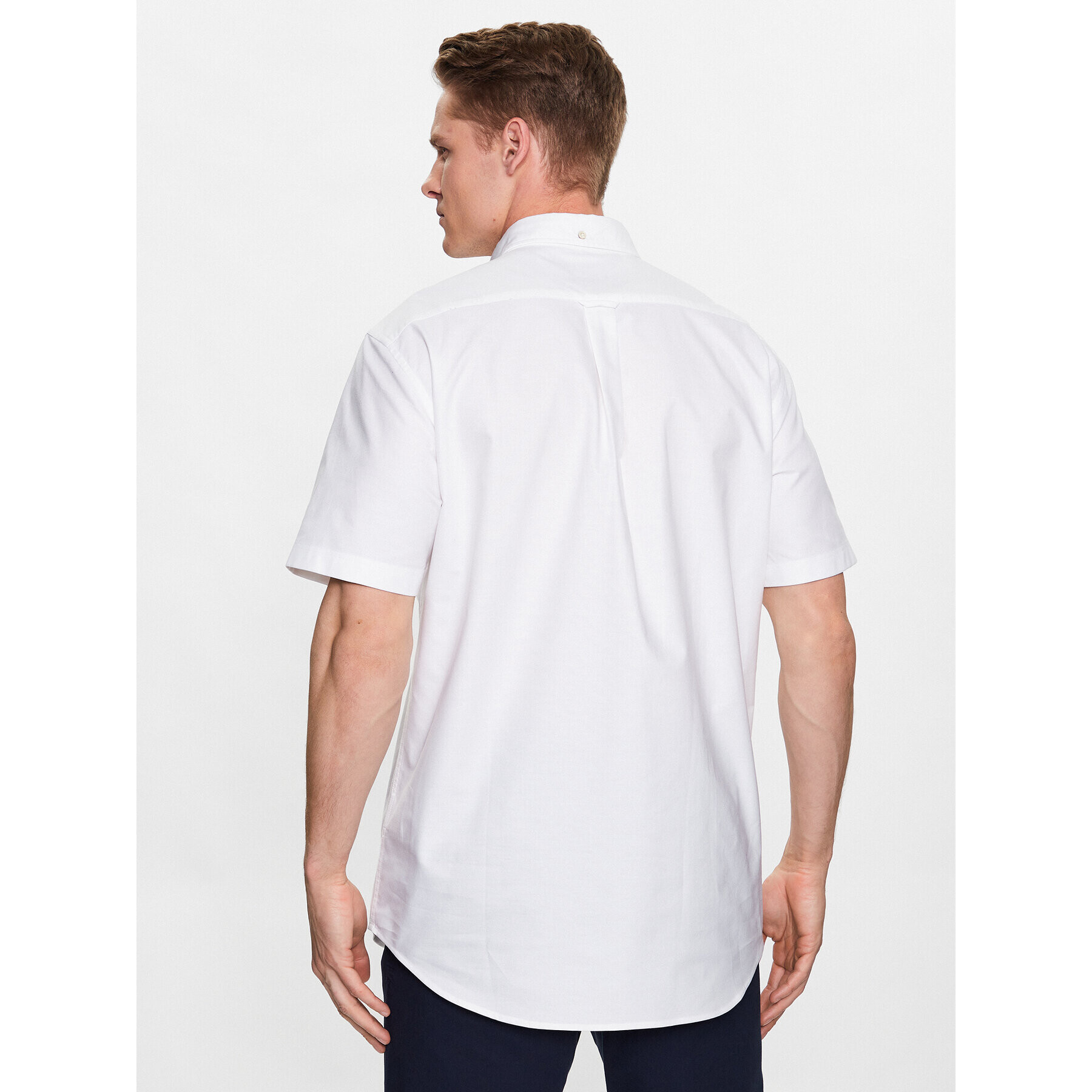 Gant Риза Oxford 3046001 Бял Regular Fit - Pepit.bg