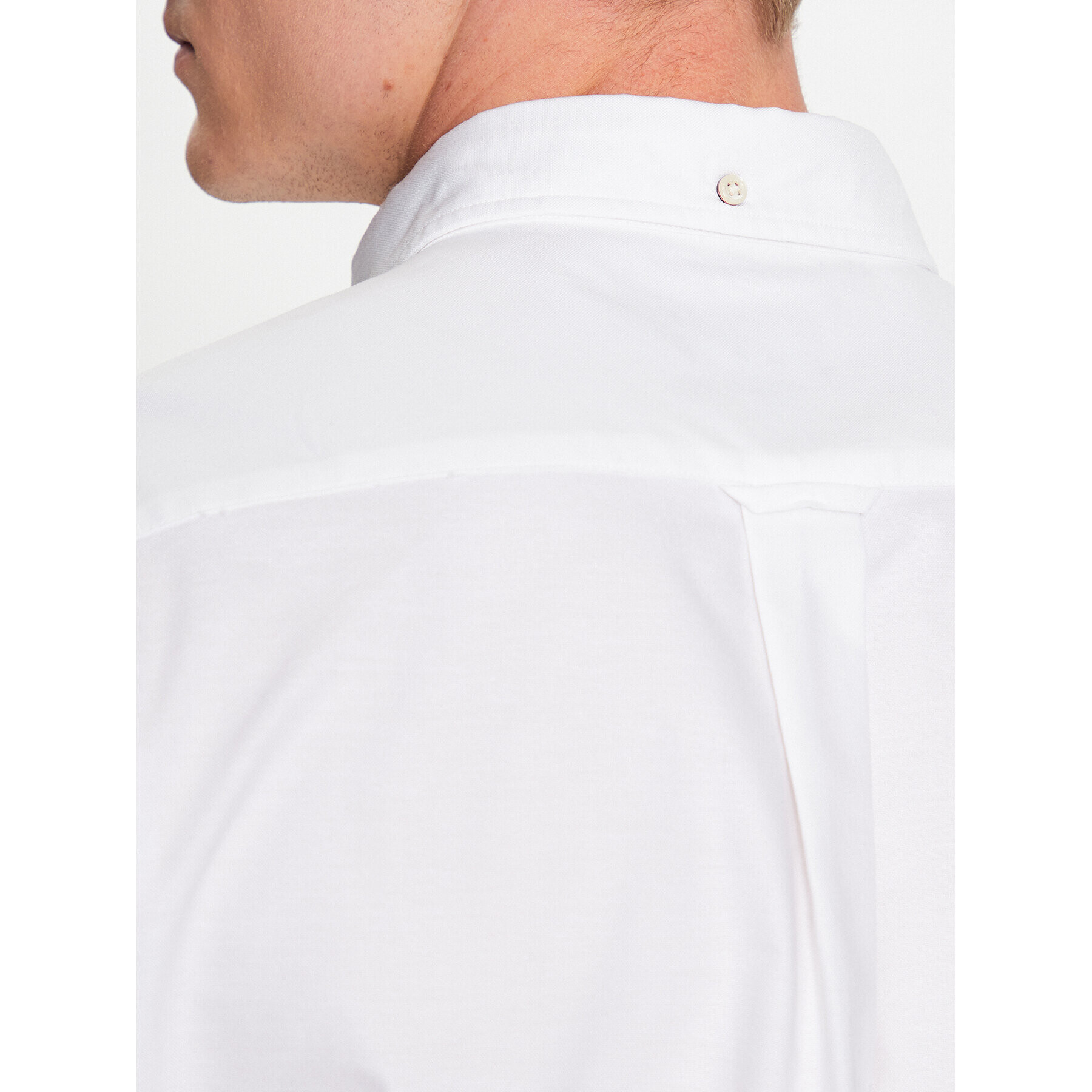 Gant Риза Oxford 3046001 Бял Regular Fit - Pepit.bg