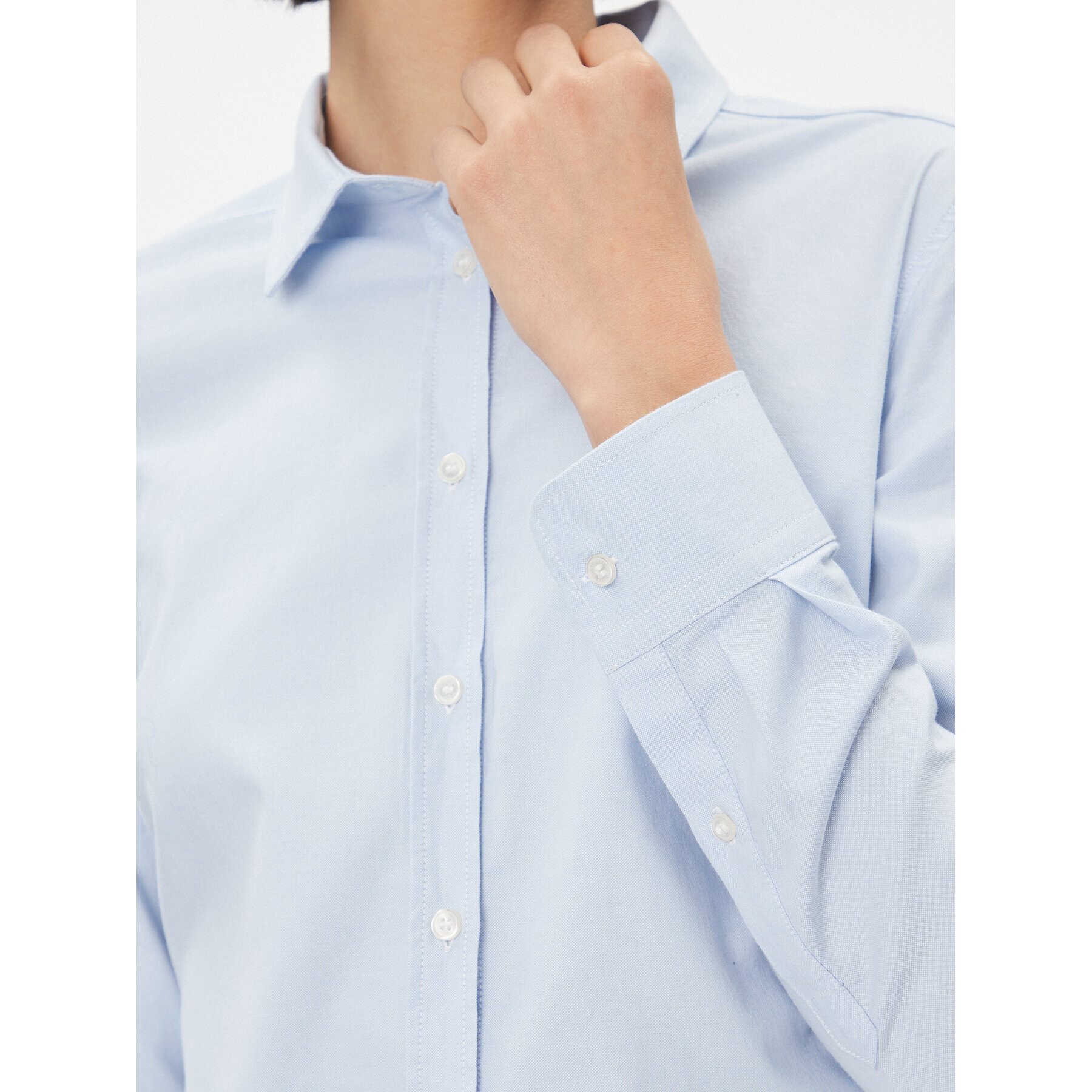 Gant Риза Slim Stretch Oxford 4300141 Син Slim Fit - Pepit.bg