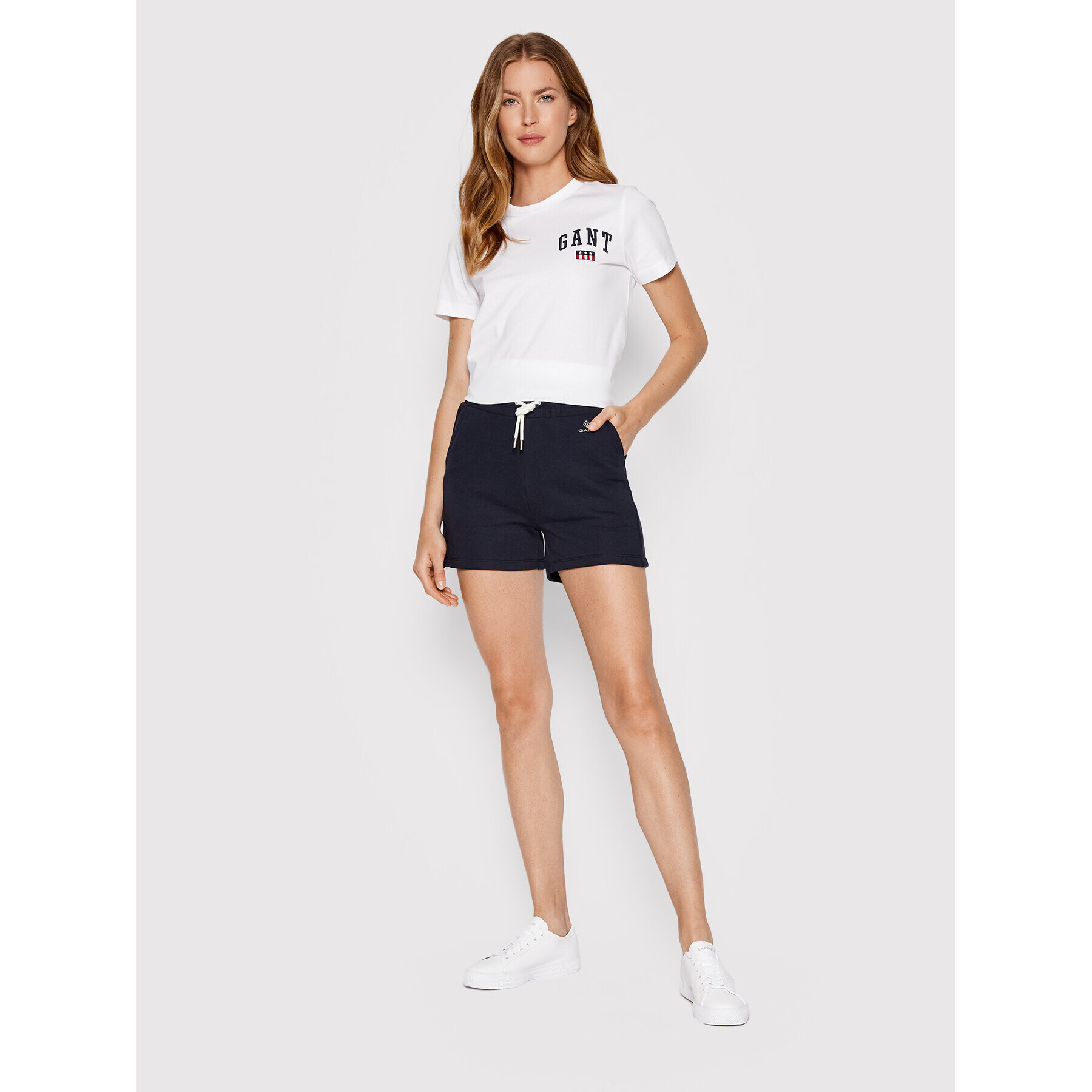 Gant Спортни шорти Lock Up 4204912 Тъмносин Regular Fit - Pepit.bg