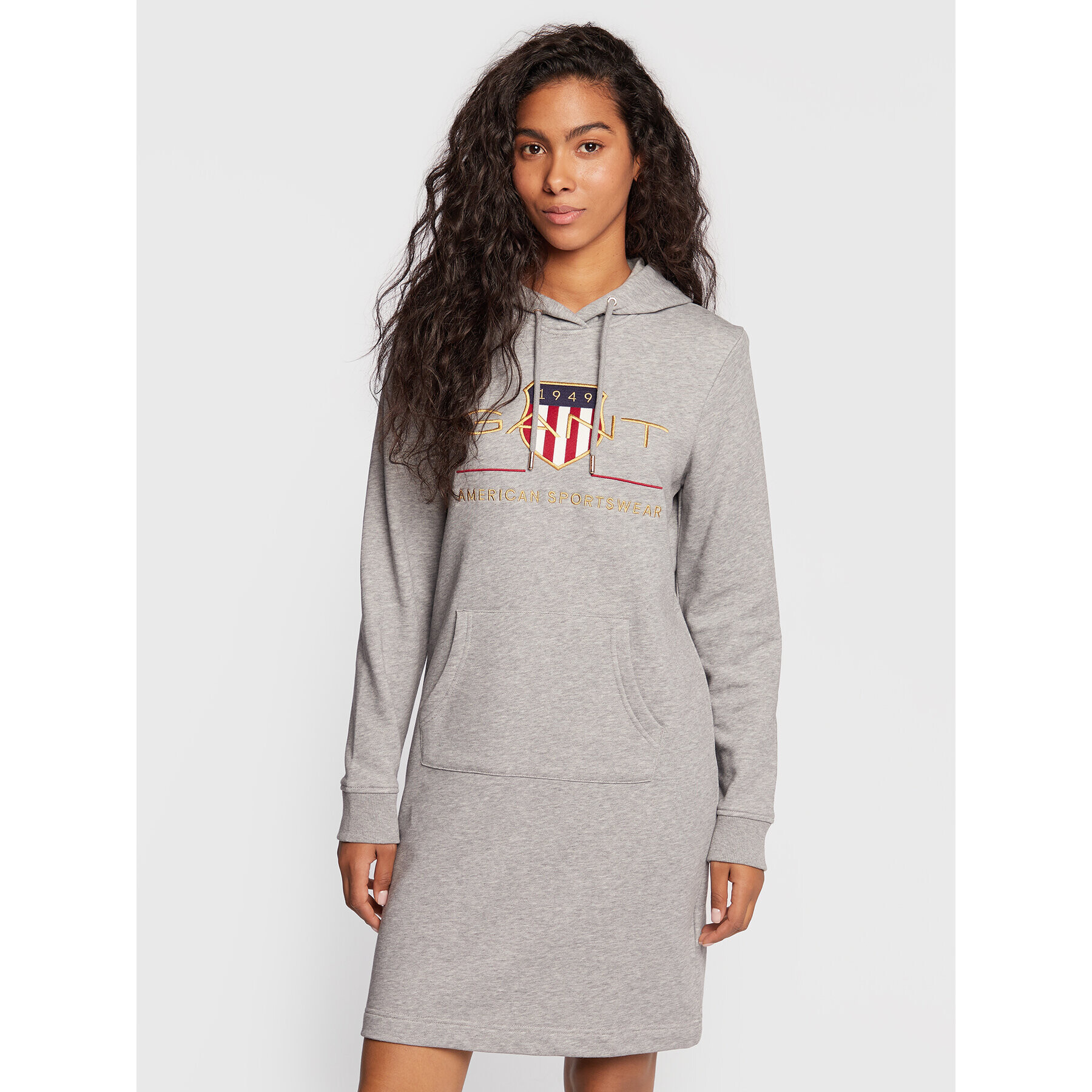 Gant Суитшърт Archive 4204361 Сив Regular Fit - Pepit.bg