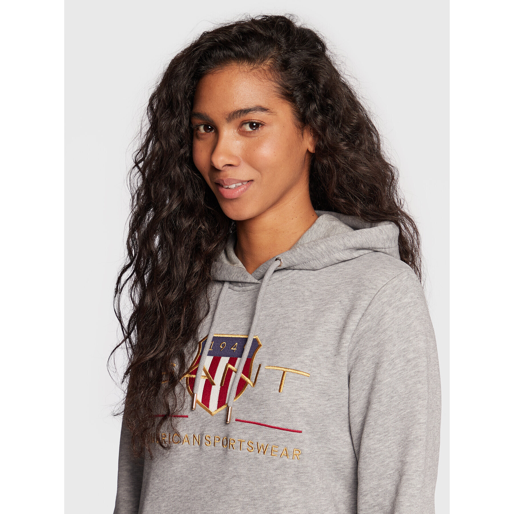 Gant Суитшърт Archive 4204361 Сив Regular Fit - Pepit.bg