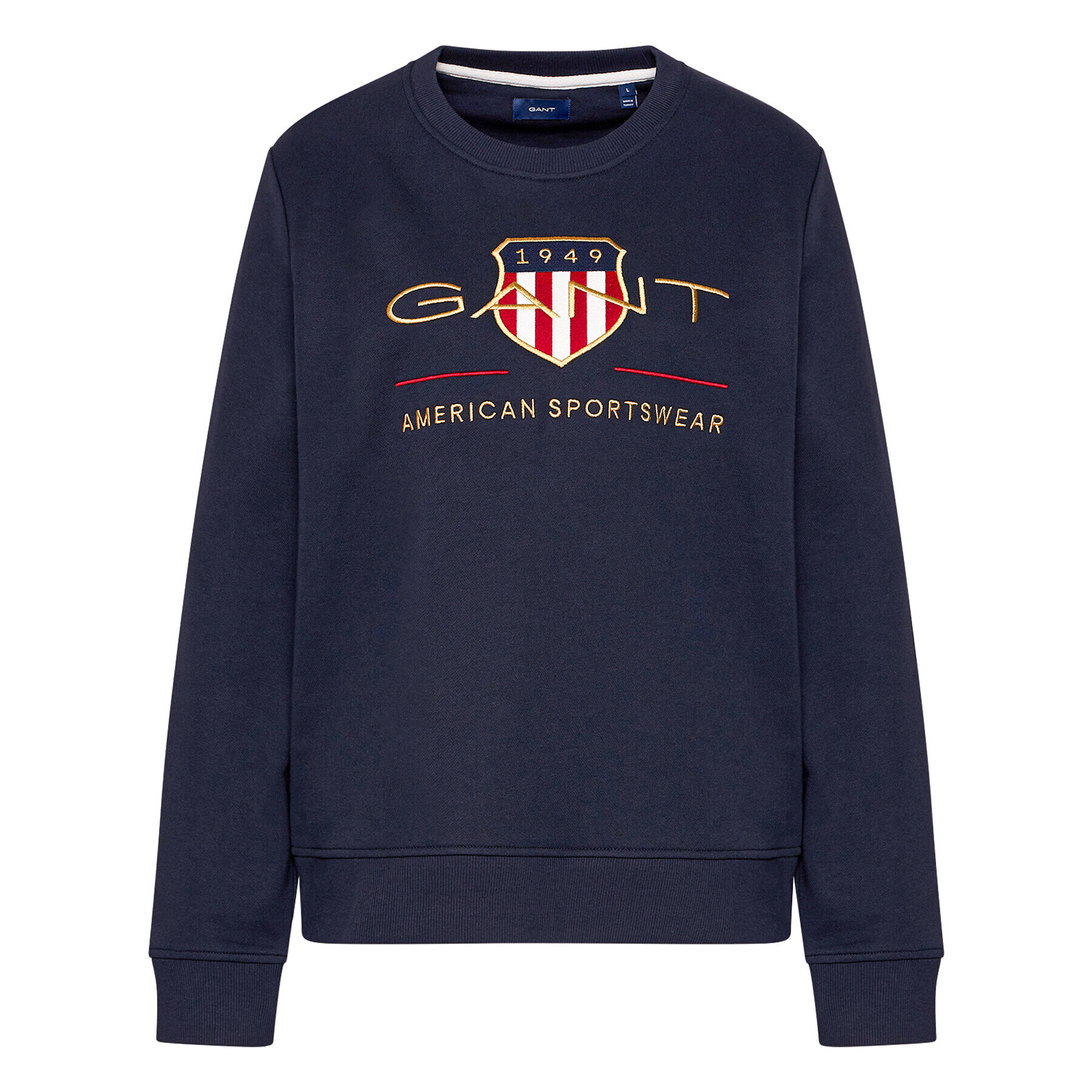 Gant Суитшърт Archive Shield 4204688 Тъмносин Regular Fit - Pepit.bg